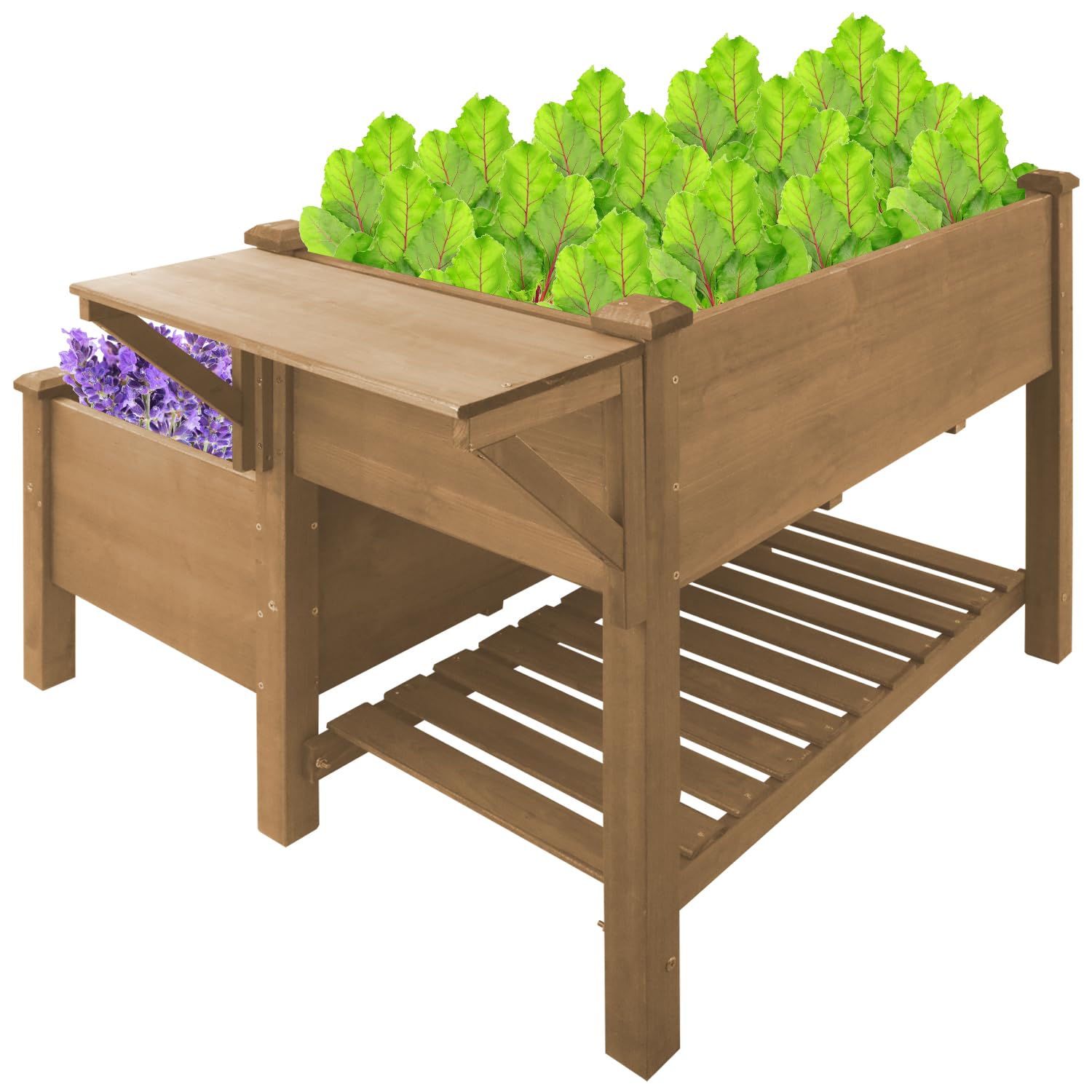 ketive 2-Tier Raised Garden Bed with Legs