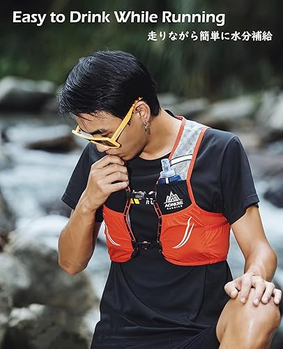 Miniatura 7 de TRIWONDER Chaleco de hidratación 2.5L Ultra Trail Running Mochila Hidratación Pack Maratón Chaleco Ligero al aire libre Senderismo Ciclismo Daypack