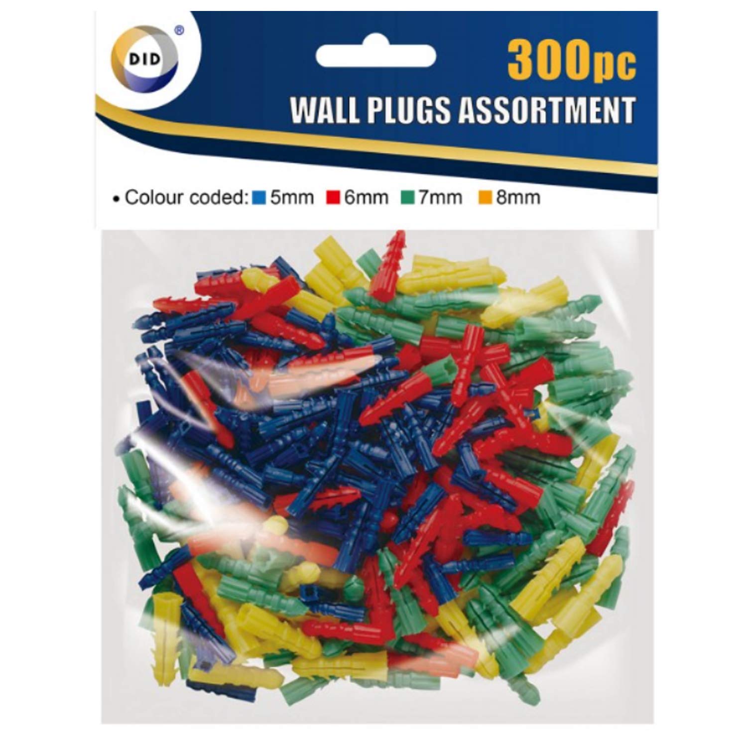 300pc Wall Plugs Assortment Pack