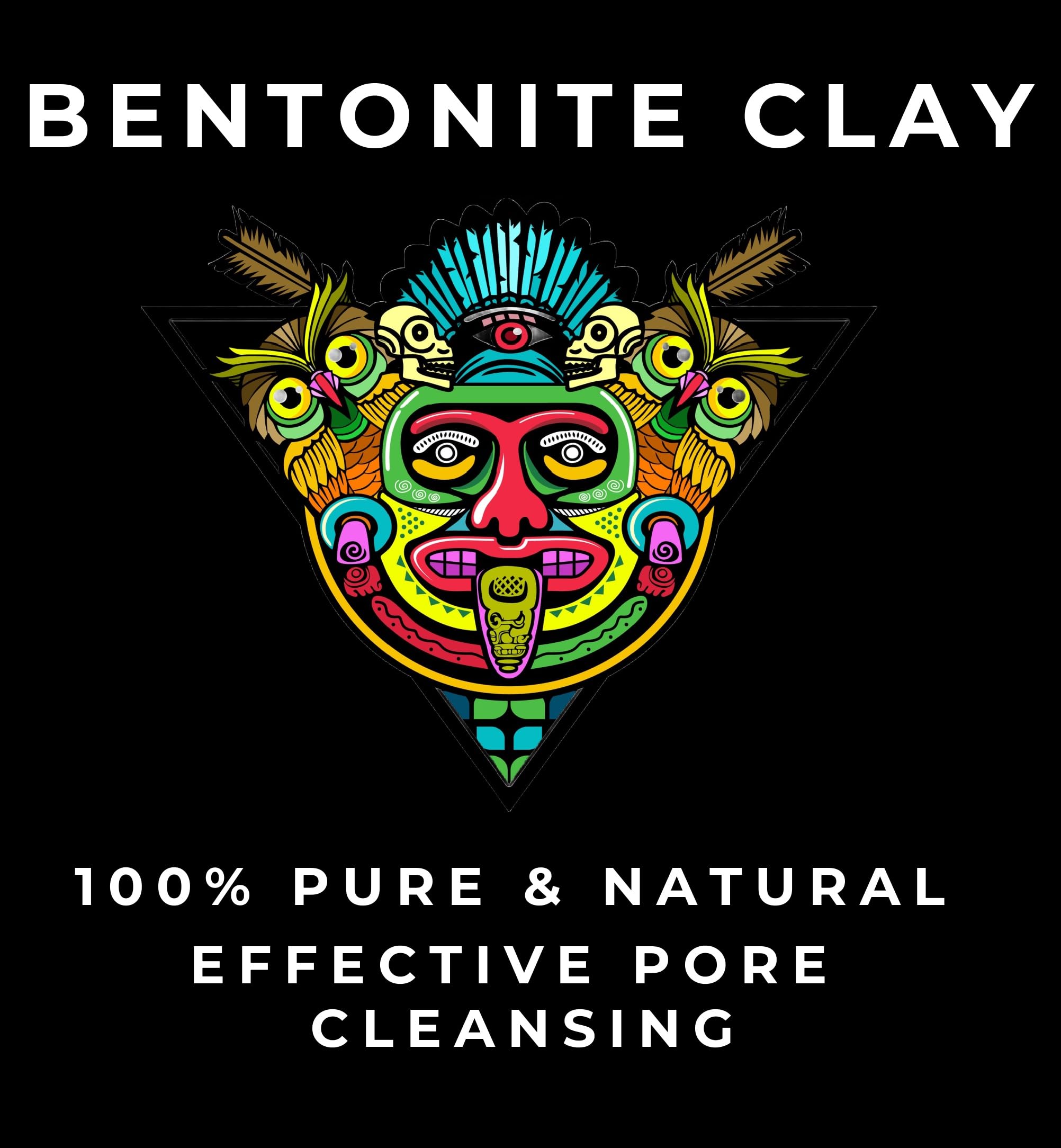 Pure Calcium Bentonite Clay, Natural Indian Healing Clay, Deep Cleansing Face Mask, Skin Facial, Hair Treatment, Detox & More - Image 3