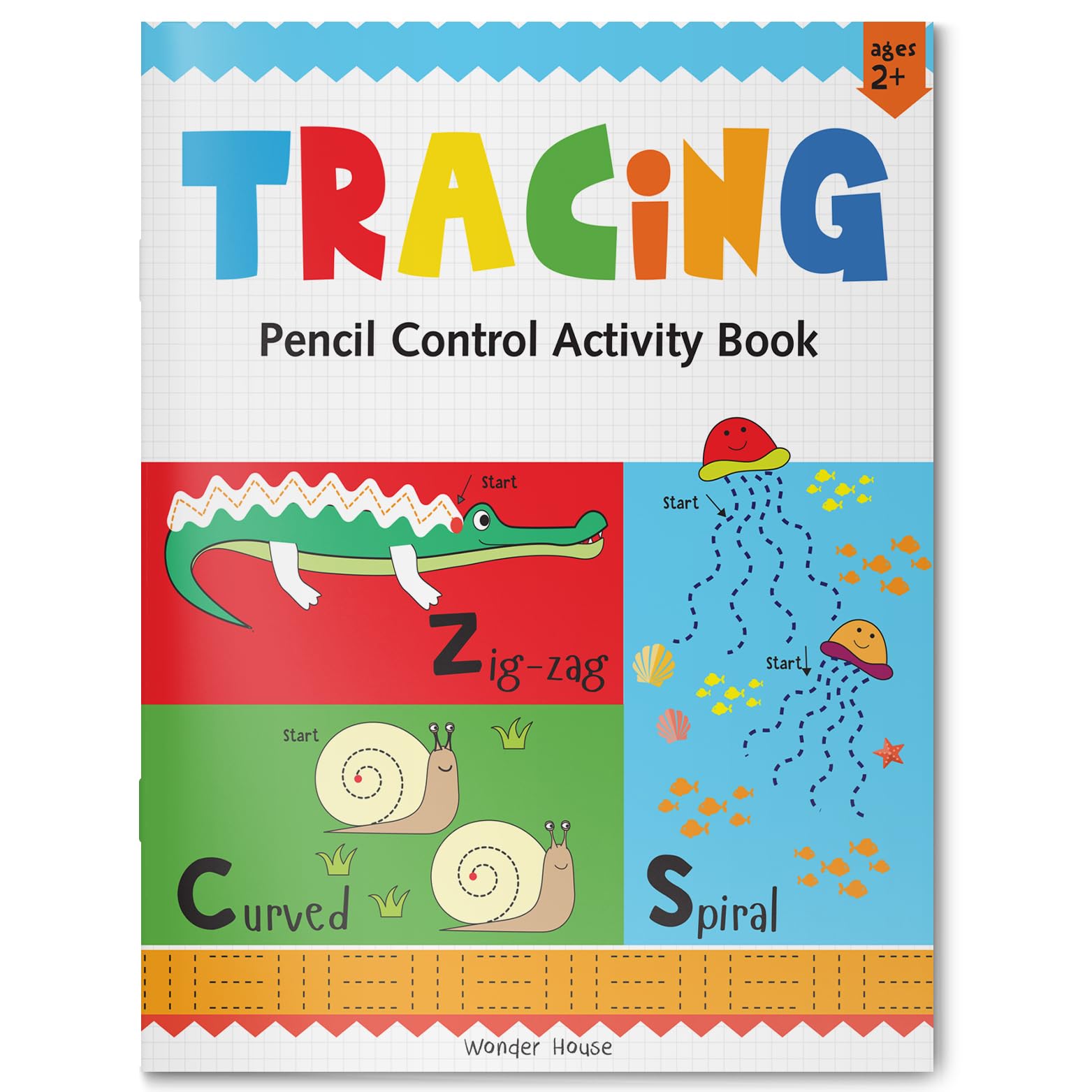 Preschool Activity Book: Tracing – Pencil Control Activity Book for Kids Ages 3–5 | Practice Lines, Curves, Shapes & Patterns | Pre-Writing Skills Workbook with 2+ Hours of Fun Activities