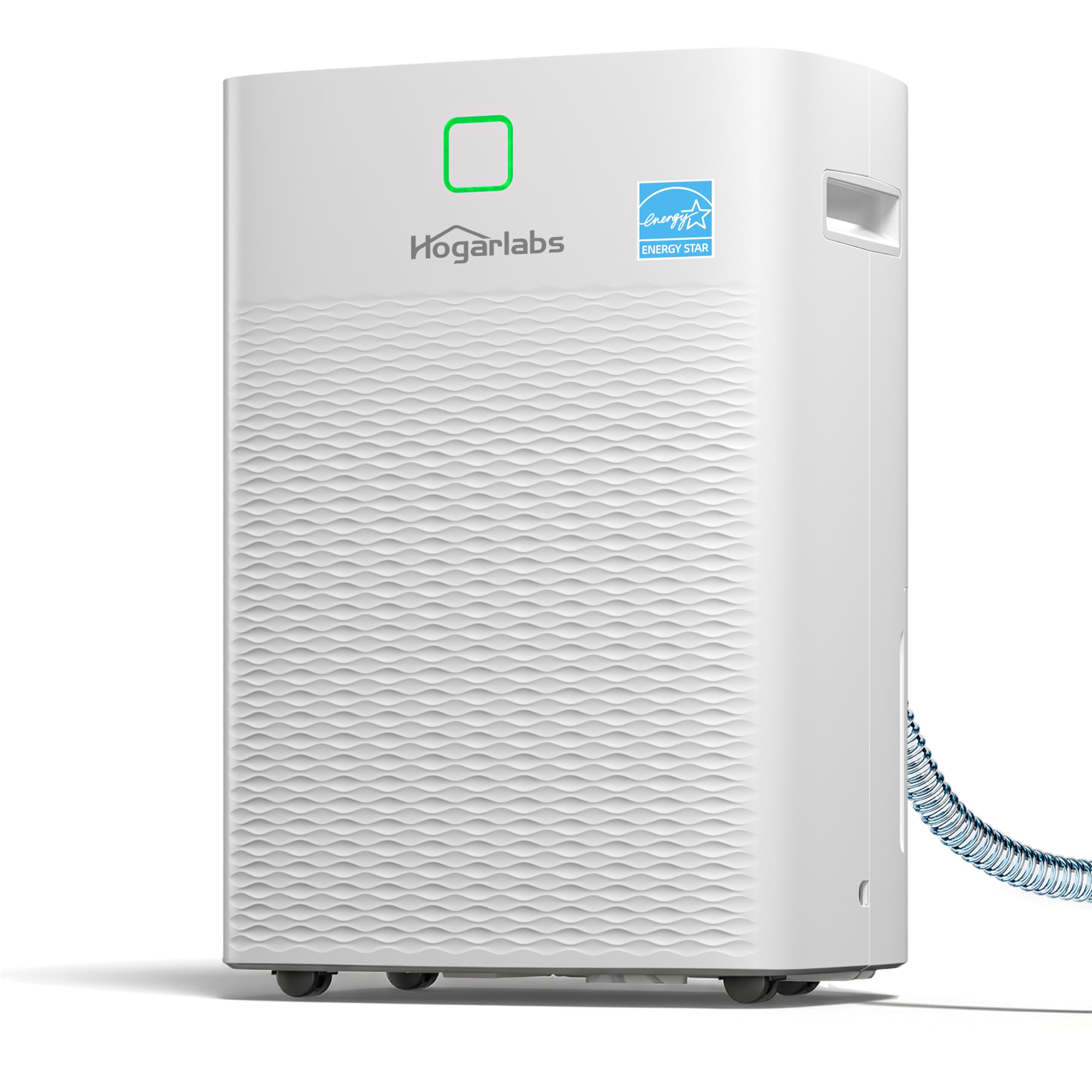 80 Pints Energy Star Dehumidifier Basement Home, Smart Silent Dehumidifier with Drain Hose, 1.32 Gal Water Tank, Intelligent Humidity Control, 24H Timer, for Large Room Bathroom Bedroom