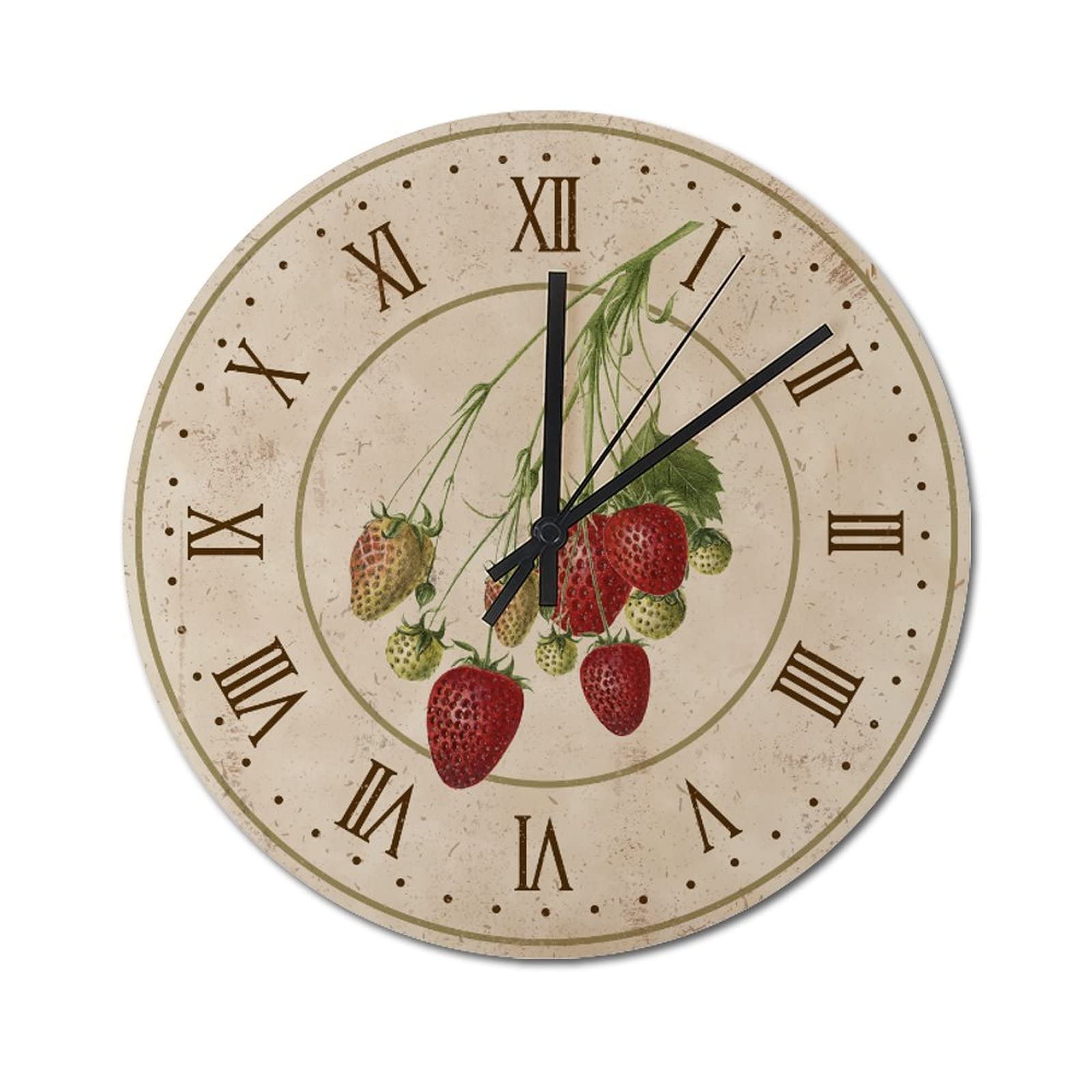 Horloges murales rondes lisibles de 38cm pour en finir avec le tic-tac