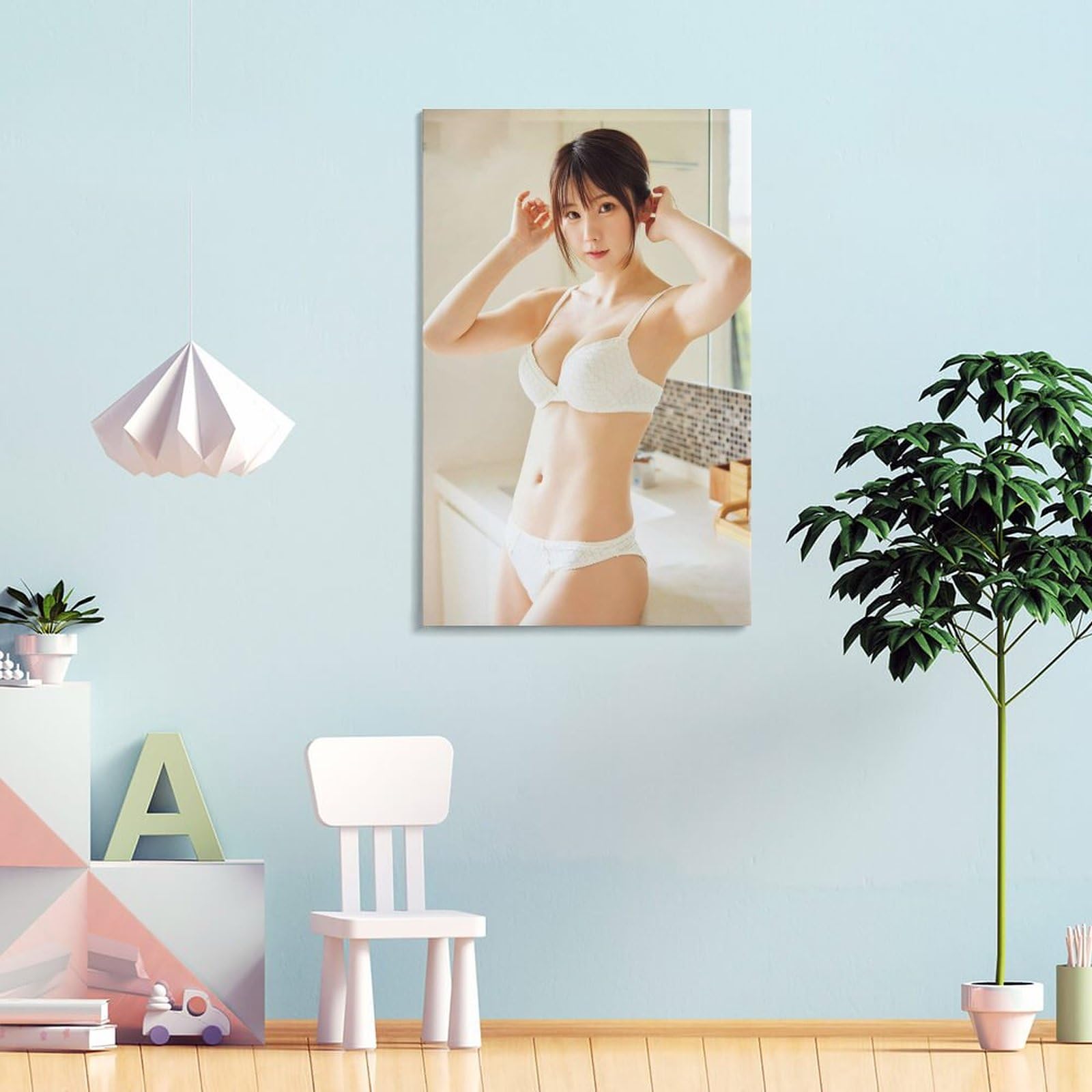 Amazon.co.jp: えなこビキニ 下着 セクシーポスター タペストリー 芸術