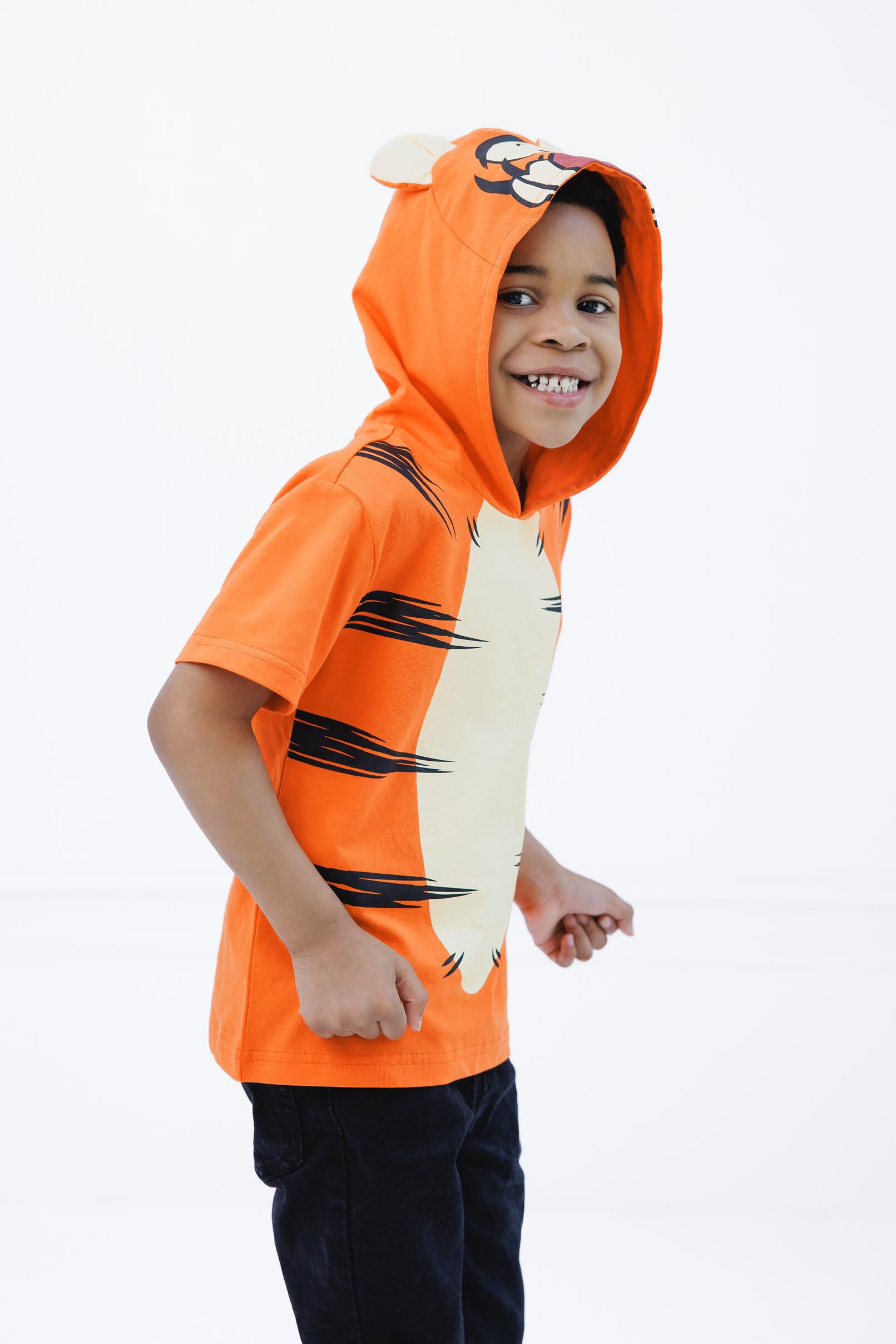 Disney Familien-Cosplay-T-Shirt mit Kapuze für Kleinkinder bis Erwachsene (12 Monate – 2XL)