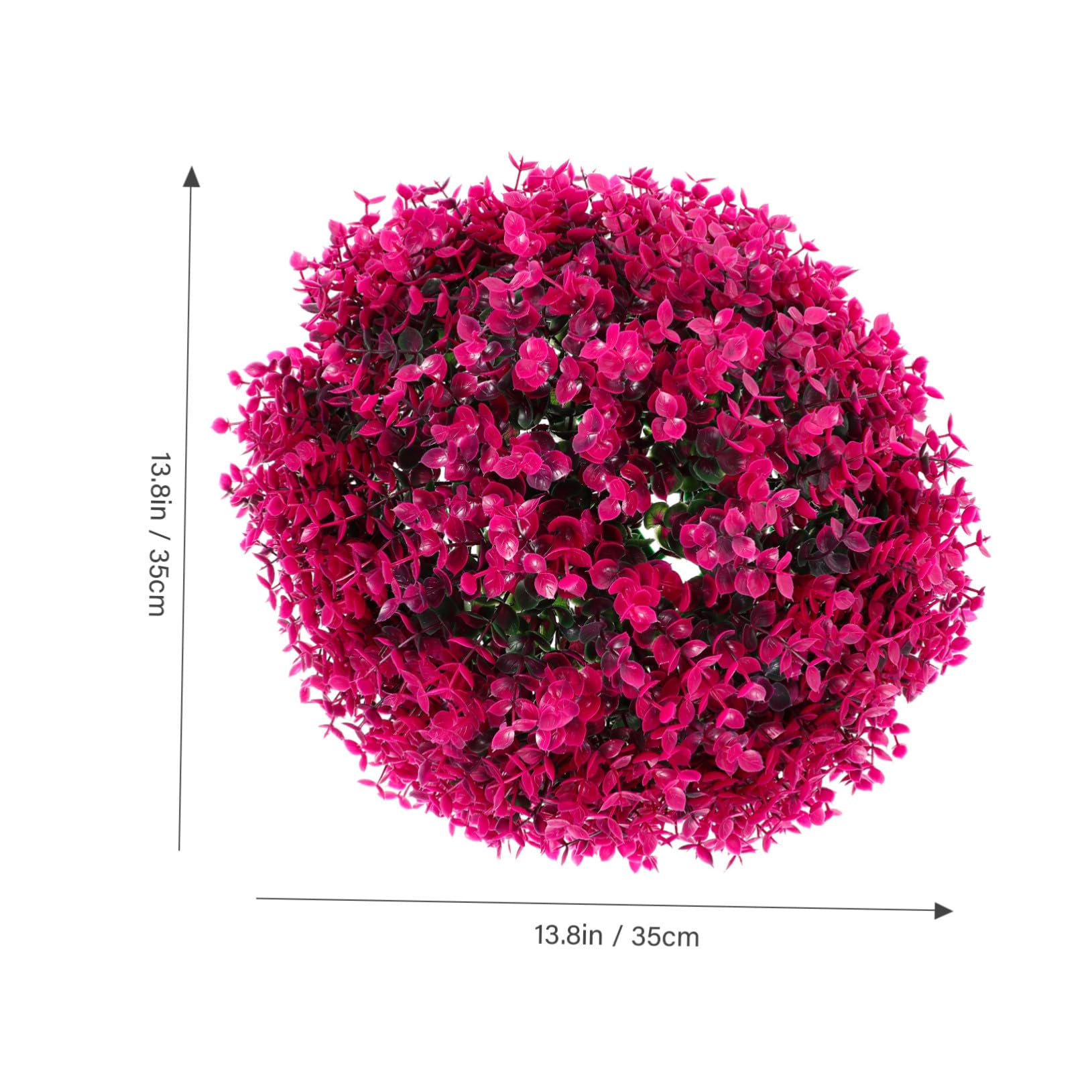 Bola Topiaria de Eucalipto Artificial Colgante para Decoración Interior y Exterior, Planta Decorativa Fácil de Colocar, Adecuado para Bodas y Jardines