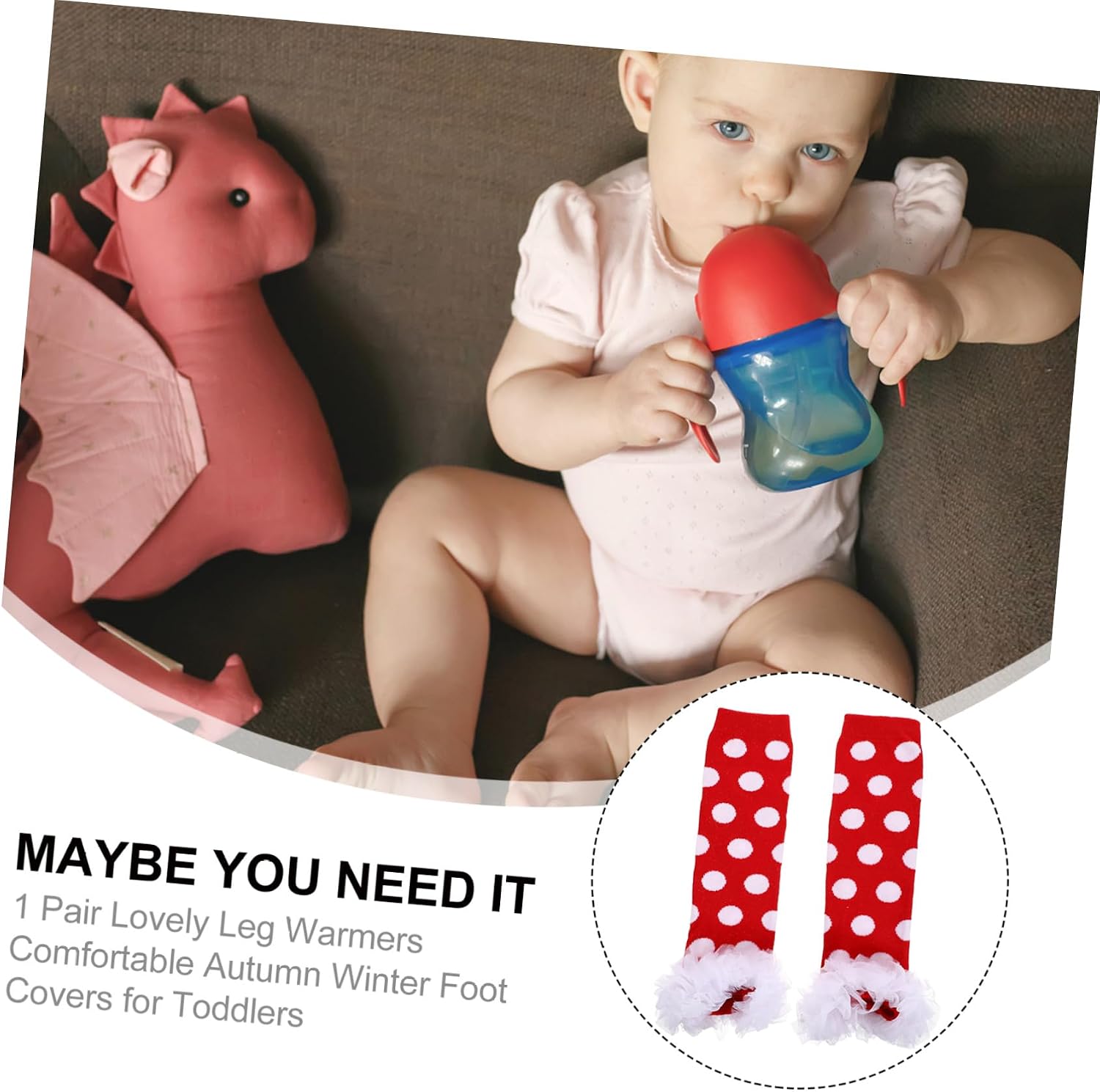 1 Pair Socks Leg Warmer for Leg Warmer Cuff Christmas Long Sock Warm Socks Warm Socks Cover Leg Muffs