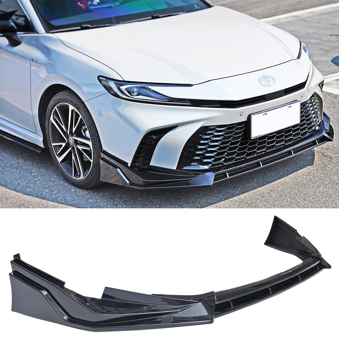 【camry】3点セット Amazon.com: FOR 2025+ TOYOTA CAMRY V STYLE GLOSSY BLACK 3 PCS