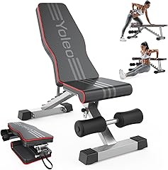 YOLEO Adjustable Weight Bench 827LB