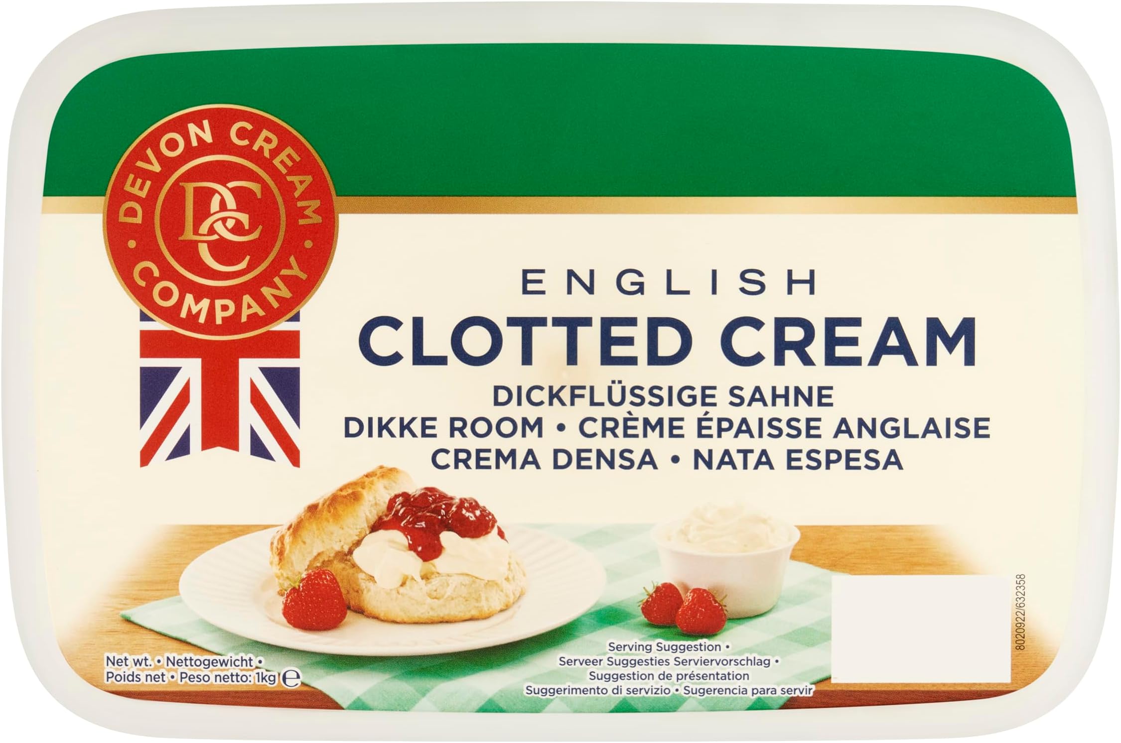 English Clotted Cream - 1KG Tub