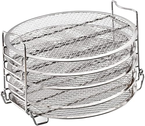 Cabilock 1 Unidades 5 Pot Pot Rack 304 Accesorios de acero inoxidable Soporte foodi deshidratador rack freidora eléctrica barbacoa parrilla de acero