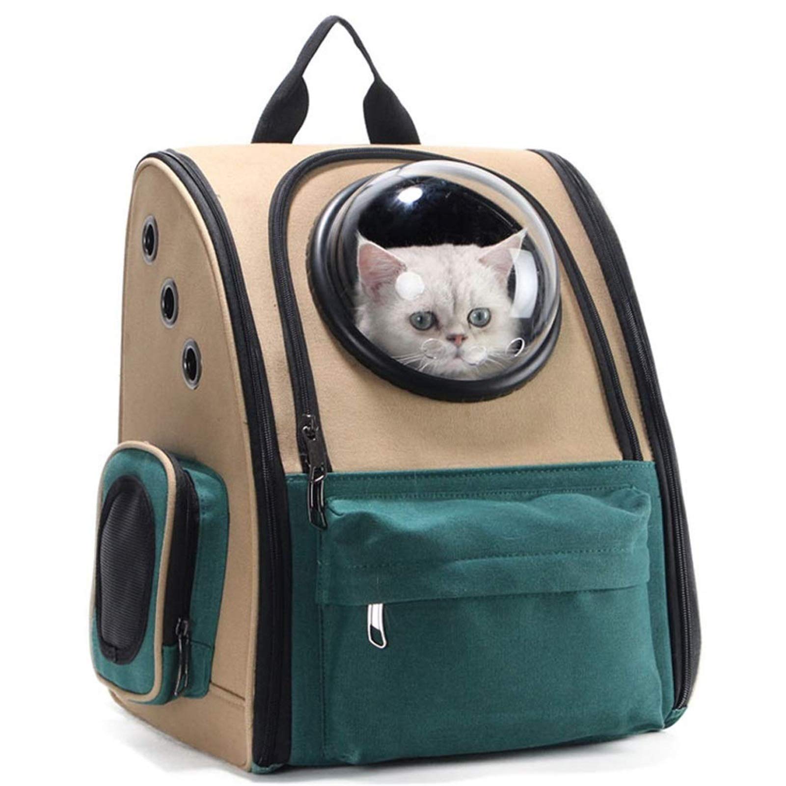 Mochila para mascotas pequeñas tipo bolso de mano impermeable para camping y viaje