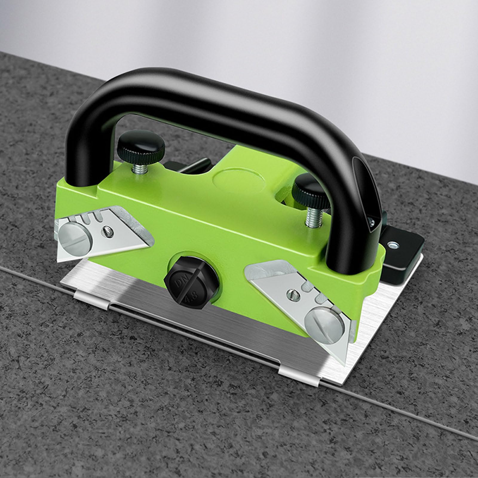 Generico Taglierina per Pavimenti in PVC con Corpo in Lega di Alluminio e Base in Acciaio Inossidabile per fresatura Manuale