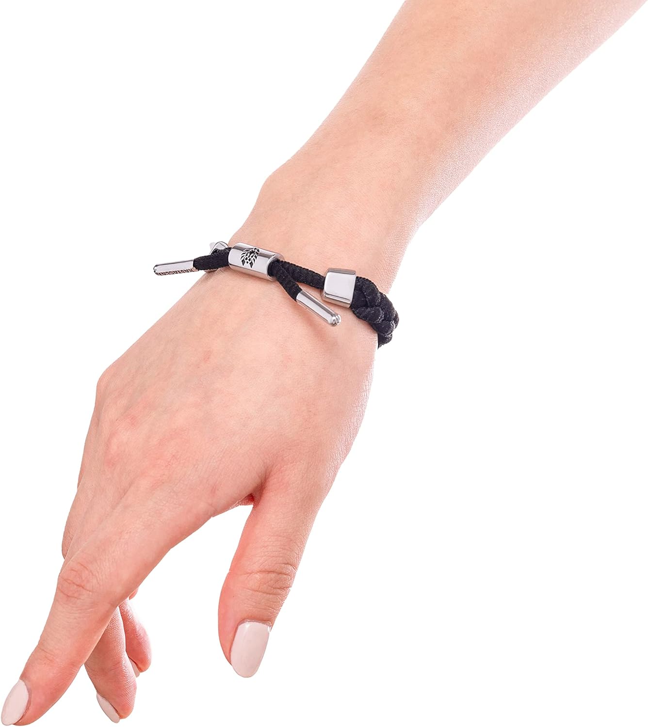 Vista 6 de Rastaclat Pulseras ajustables originales de Onyx trenzadas a mano para hombre para todas las edades