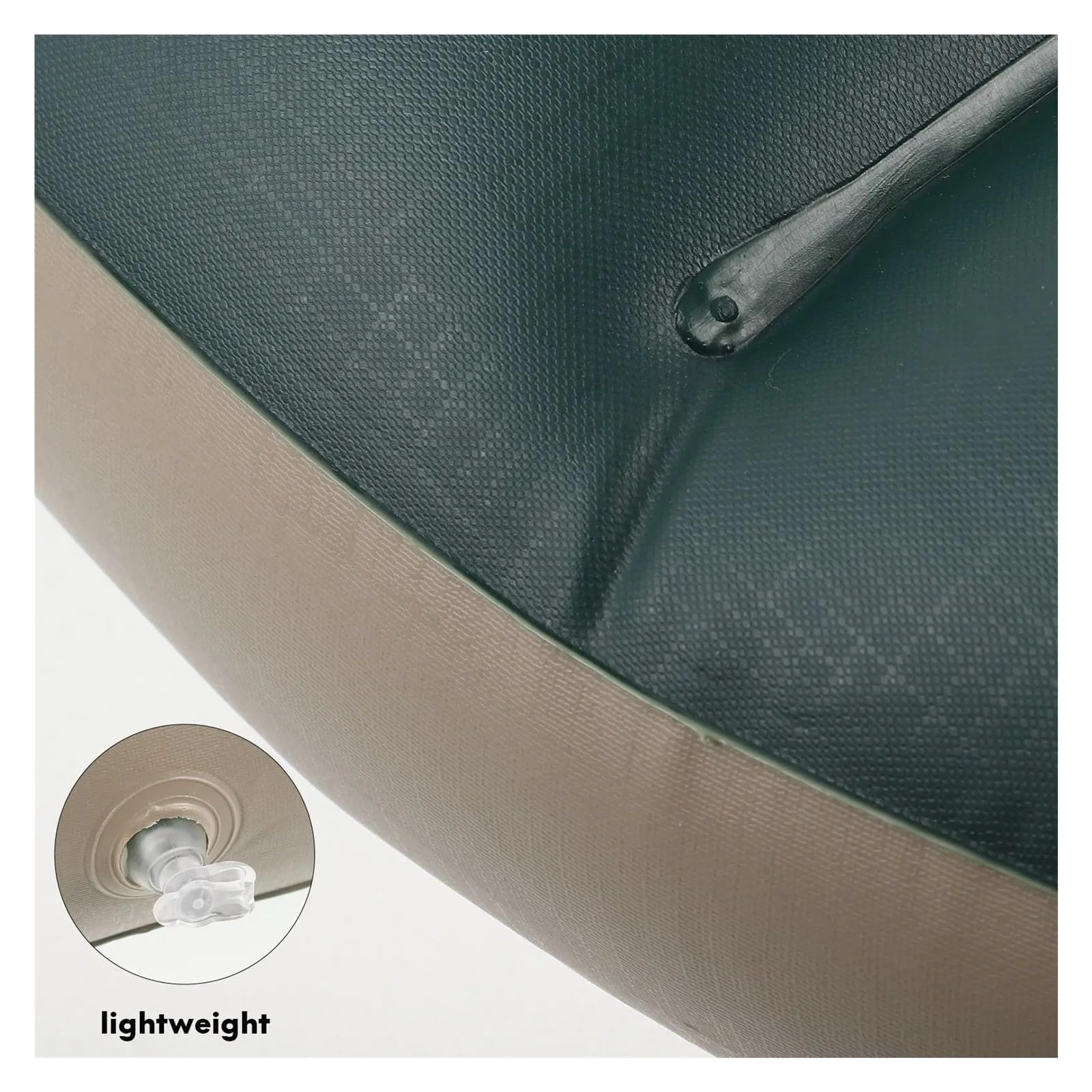 Asiento de Kayak Cojín Inflable portátil Impermeable for Asiento de Barco, Accesorios Marinos, Camping, Kayak, Pesca, Rafting, Respaldo Acolchado