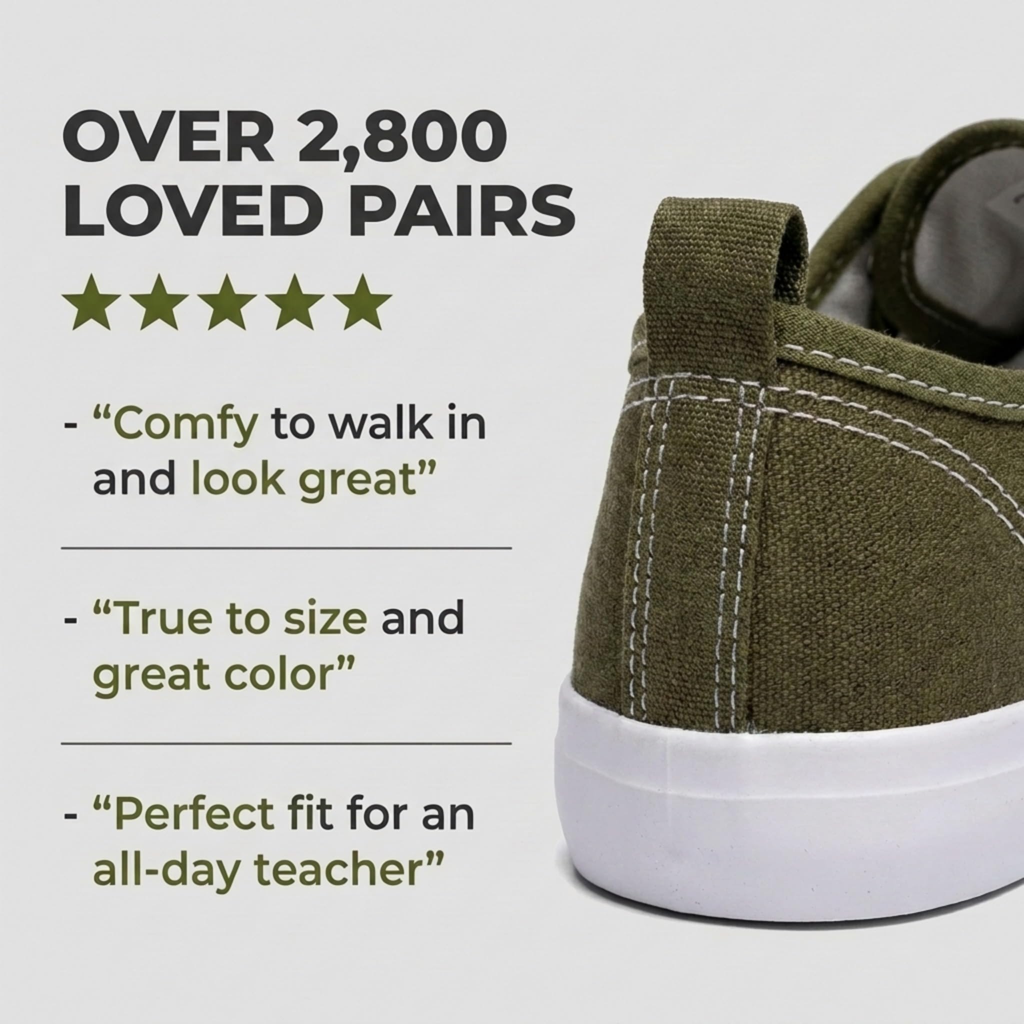 The Fashion Supply Canvas Shoes for Women, Casual Low Top Lace-Up Womens Shoes Sneakers, Extra Laces (Emerald Green, 9)