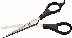 Marco Boni Tesoura Profissional Fio Laser P/ Corte Cabelo 5.5'' Cabo Plástico Aço Inox 1705 Preto 1 Unidade