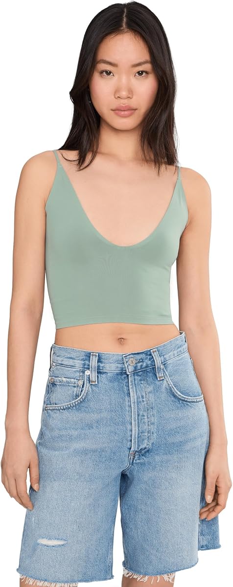Free People Women's Round Two Skinny Strap Forest Run X-Small Small