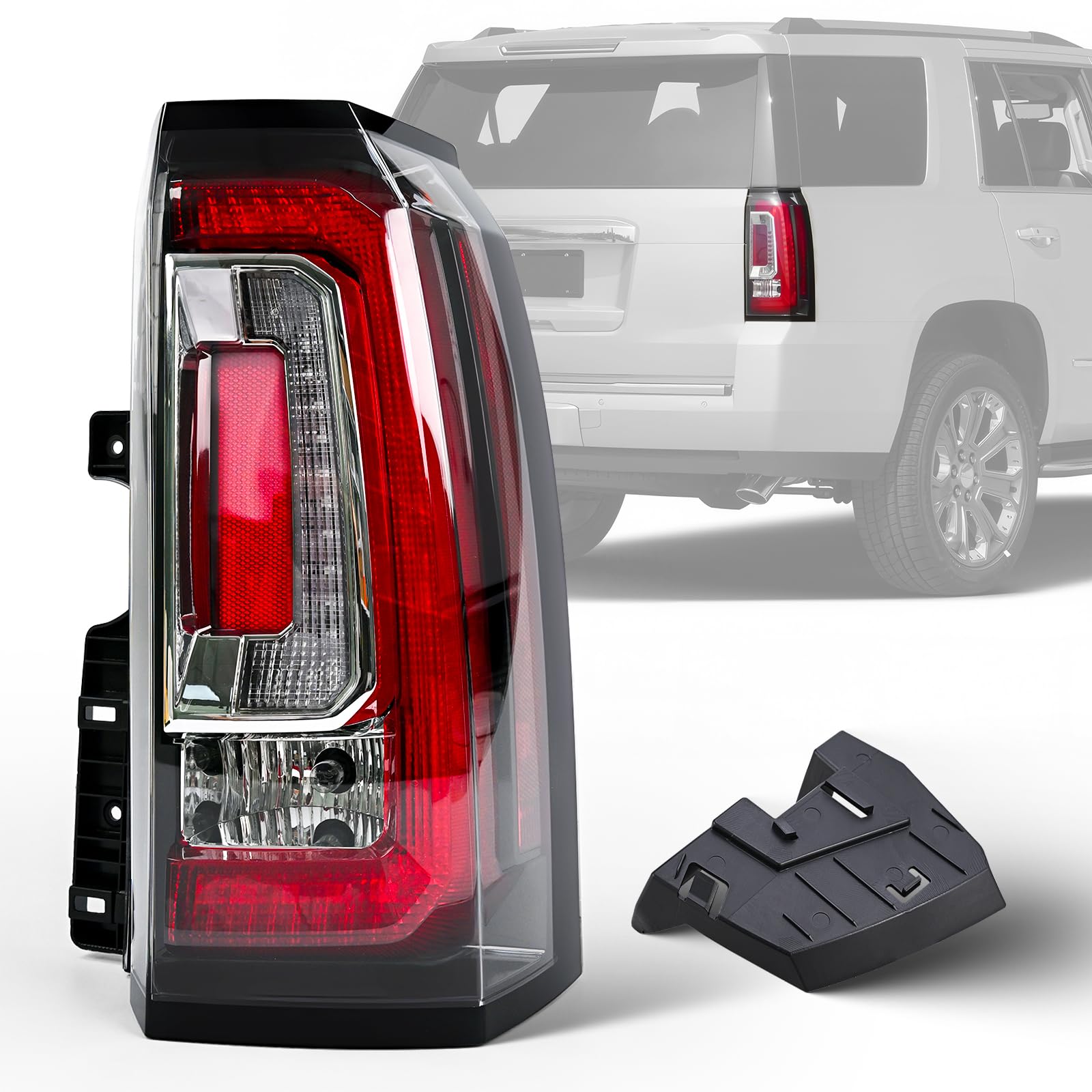 Photo 1 of SHINEHOME LED Tail Lights Assembly Compatible With 2015 2016 2017 2018 2019 2020 GMC Yukon XL Tail Lights Right Passenger Side Rear Taillights With Bulb Replaces 23380460 84536243 GM2801268