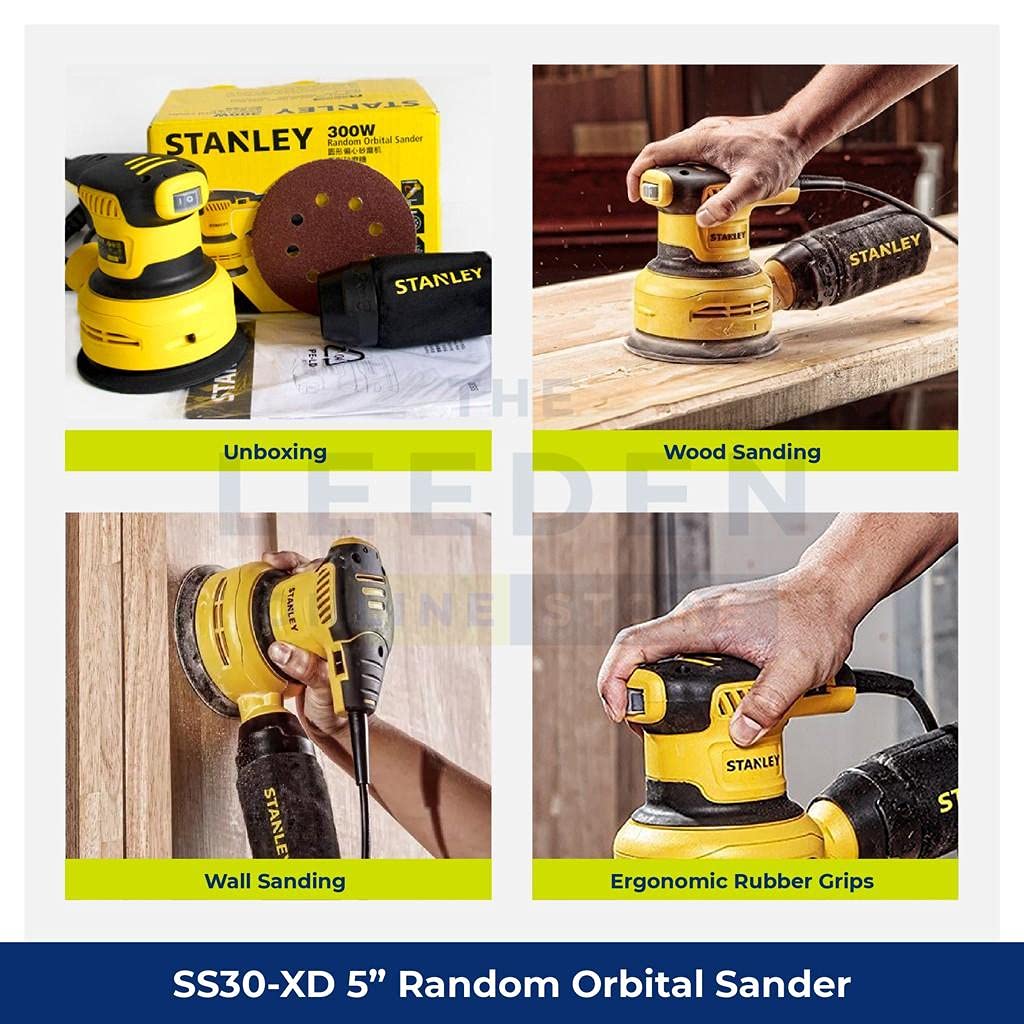 STANLEY RANDOM ORBITAL SANDER 300W 