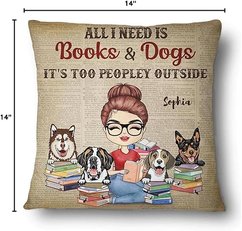 Miniatura 6 de Henze Just A Girl Who Loves Books - Almohada de regalo de cumpleaños para mejor amiga, mejor amiga, mujer, mejor amiga, mejor amiga, regalo para