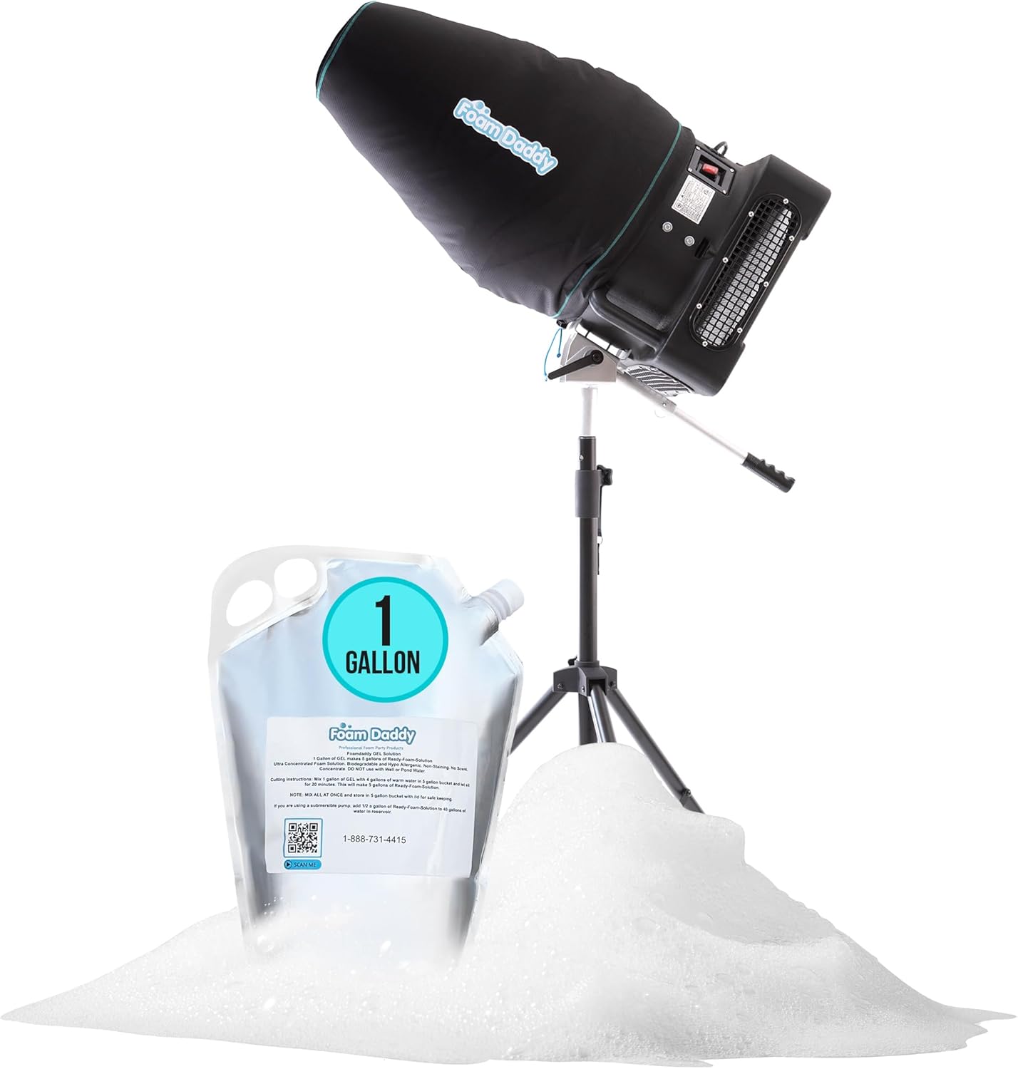 Foam Daddy Cañón de espuma grande con gel de espuma