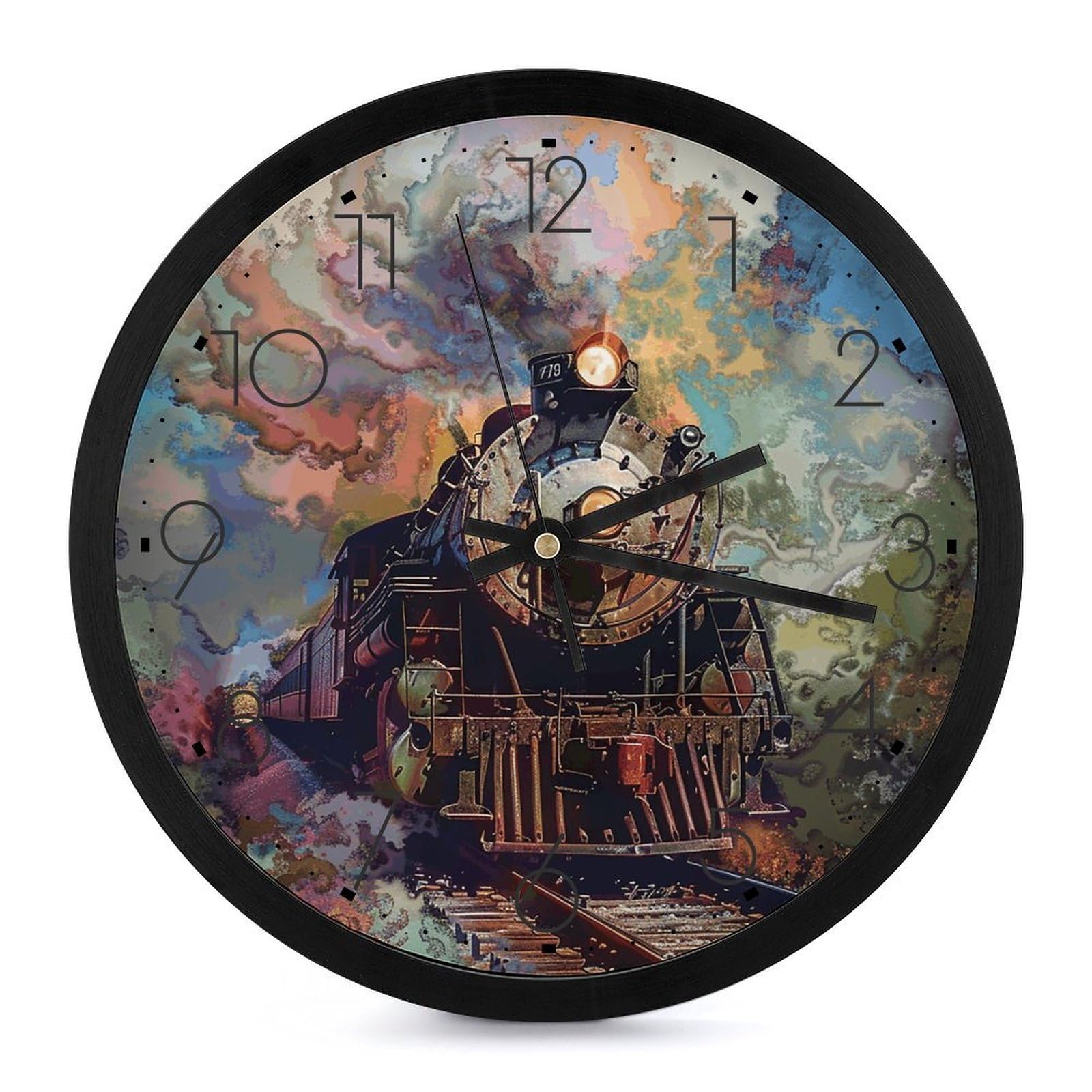 Horloge murale silencieuse sans tic-tac pour chambre et bureau