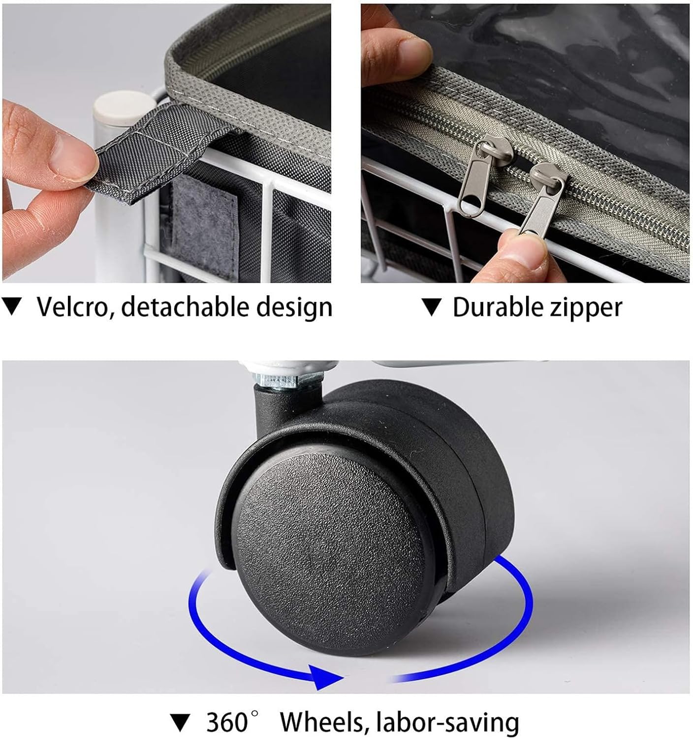 SepKus Under Bed Shoe Storage Organizer Drawer, 2 Pack Metal Foldable Under Bed Storage Containers, Under Bed Storage with Wheels and Non-woven Bags for Organizing Clothes, Books