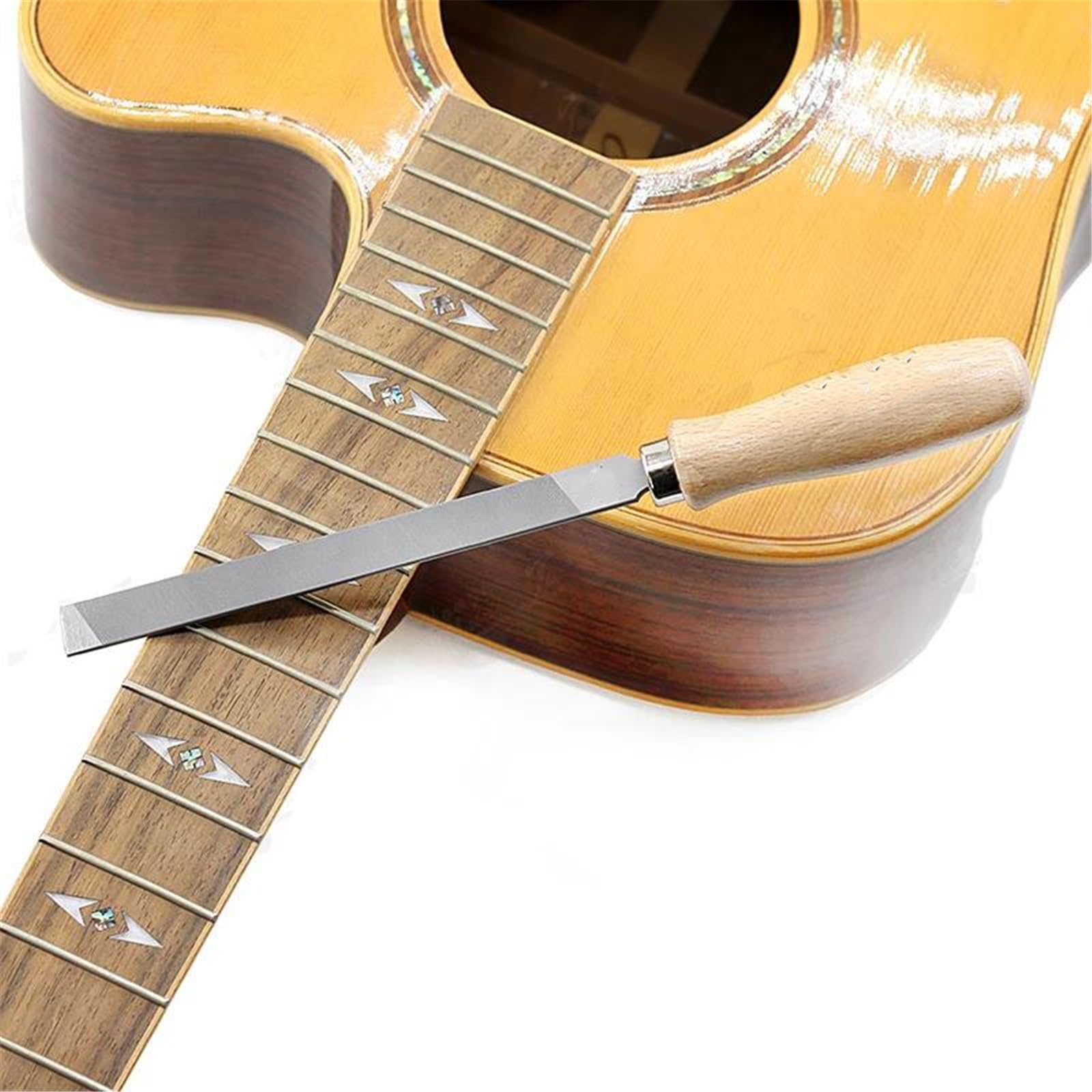 Gitarren-Zierfeile Politur Reparaturwerkzeug Für Gitarrenruderer Gitarre Reparatur Werkzeug Pflege
