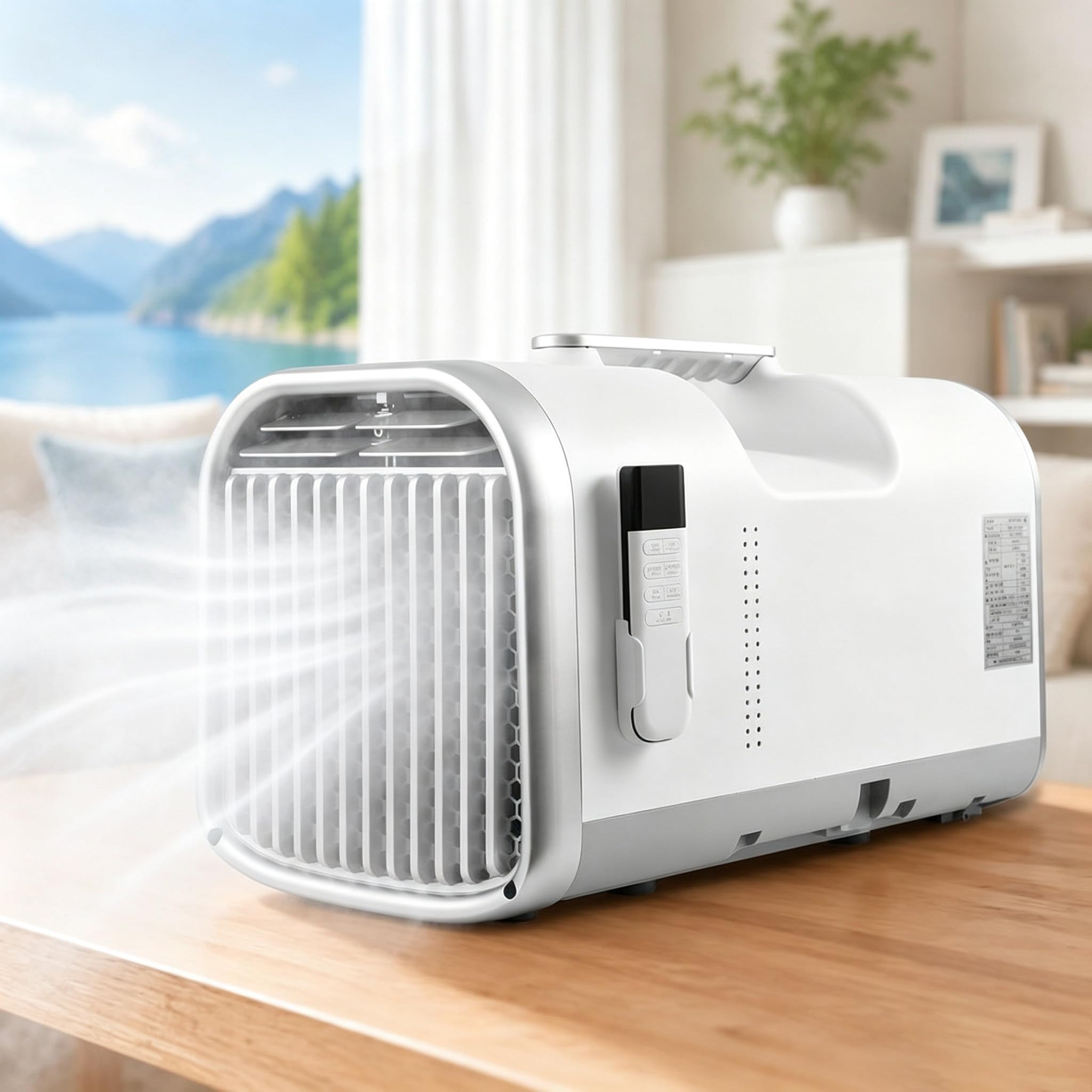 Gshshou Multicolor Portable Air Conditioner, 4400/5100 Btu Camping Air Conditioner,Ac Air Conditioner, Auto-Evaporating, Timer And Sleep Mode For Van, Truck, Small Rooms V1