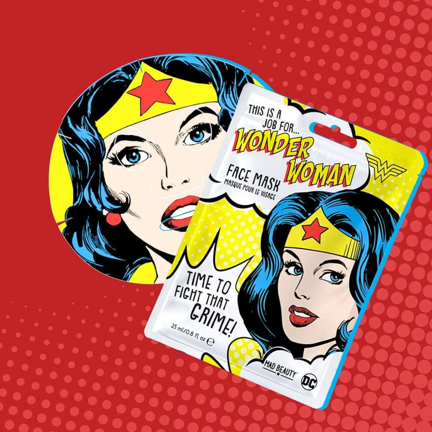 Wonder Woman Cosmetic Face Sheet Masks - Image 3