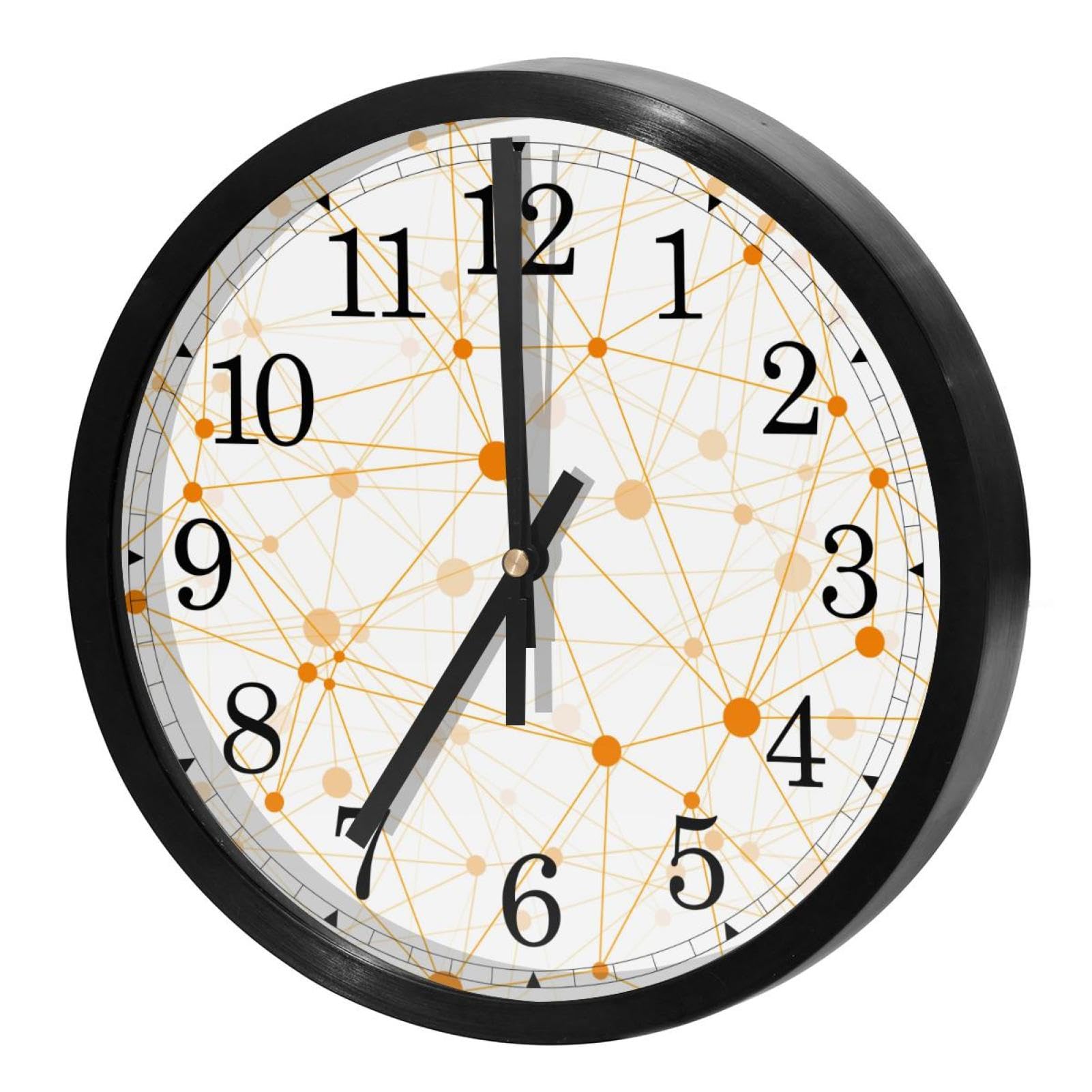 Horloge murale silencieuse pour chambre sans tic-tac | Finis les bruits de quartz nocturnes
