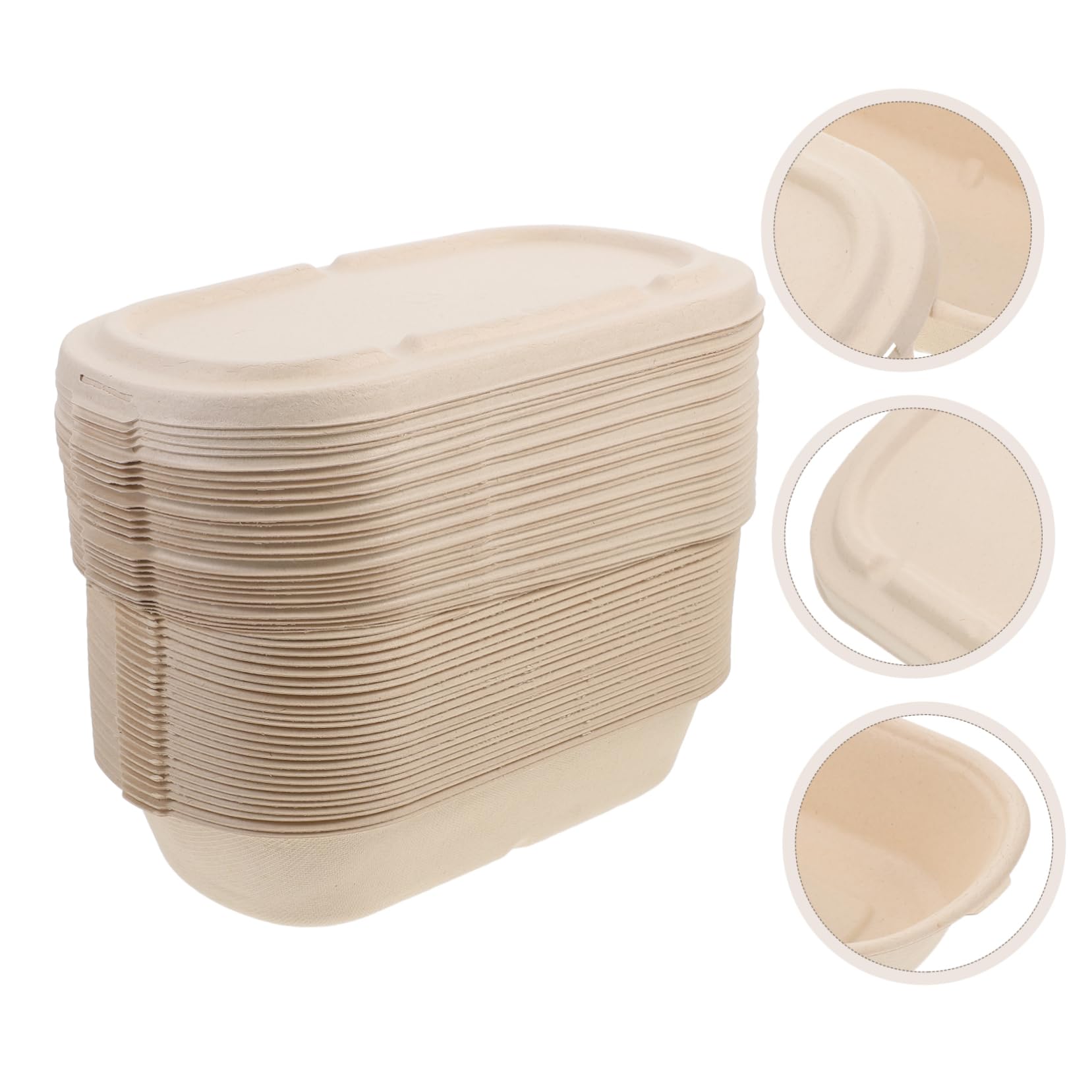 25 Set Carta Pulp per Takeout e Meal Prep per Insalate e Sushi