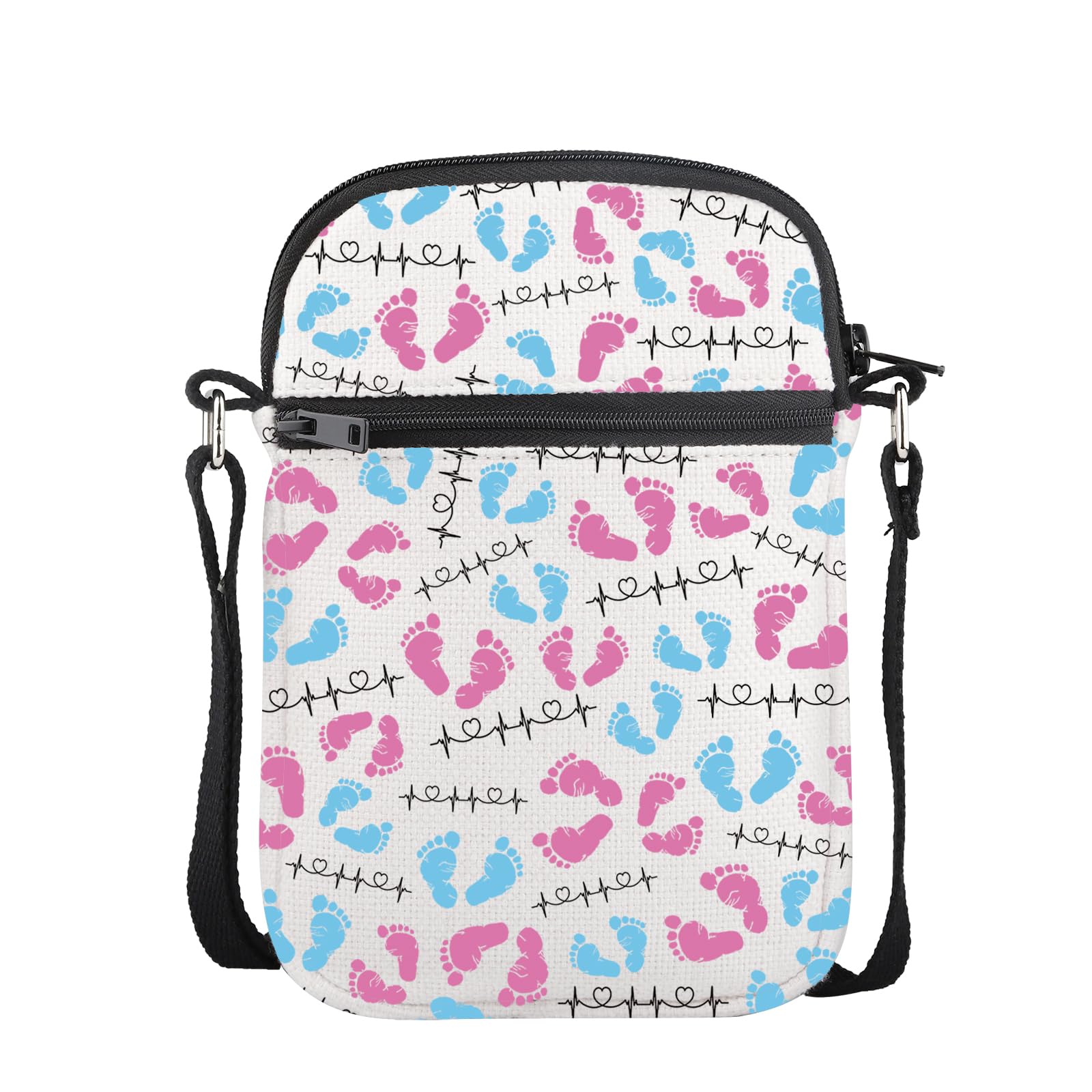 AKTAP Mom Of Twins Gift Twins Mama Inspirational Crossbody Bag Mommy To Be Gifts For New Mom Travel Bag Mothers Day Gift (CB - Image 2