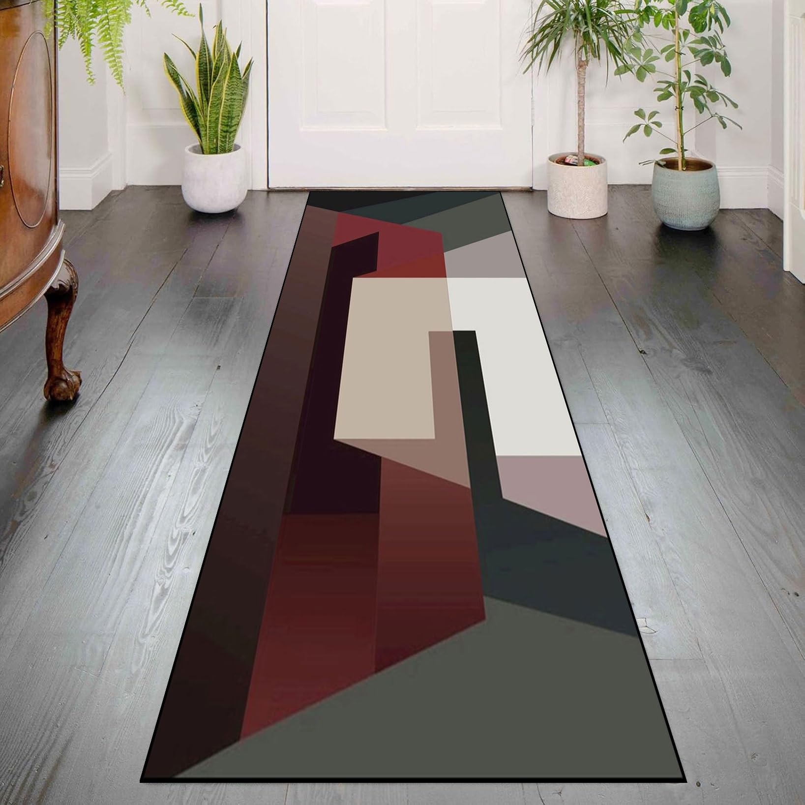 Tapis de couloir antidérapant résistant pour sol glissant 105x440