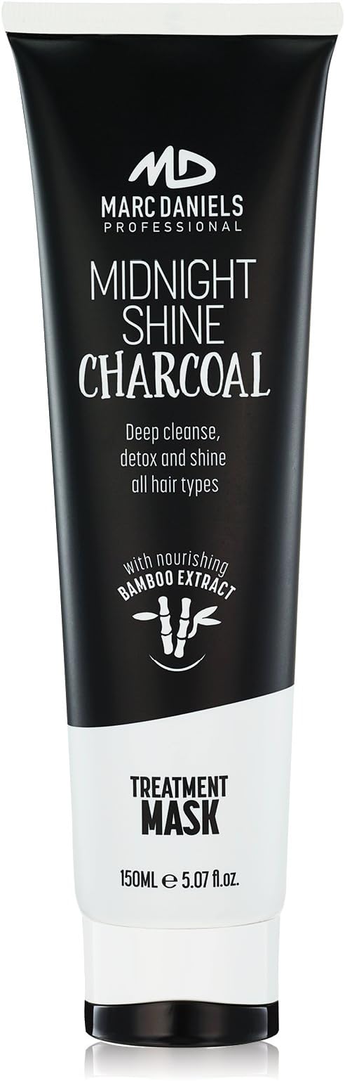 Activated Charcoal Clarifying Hair Mask. Deep Cleansing, Detoxifying, Hair Repair & Strengthening for Dry, Color Treated, Oily, Damaged Hair for Women & Men by Marc Daniels Professional