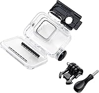 Vista 8 de Suptig Carcasa impermeable, funda impermeable para buceo, funda de carga compatible con Gopro Hero 11 Hero 10 Hero 9, color negro, impermeable, 164