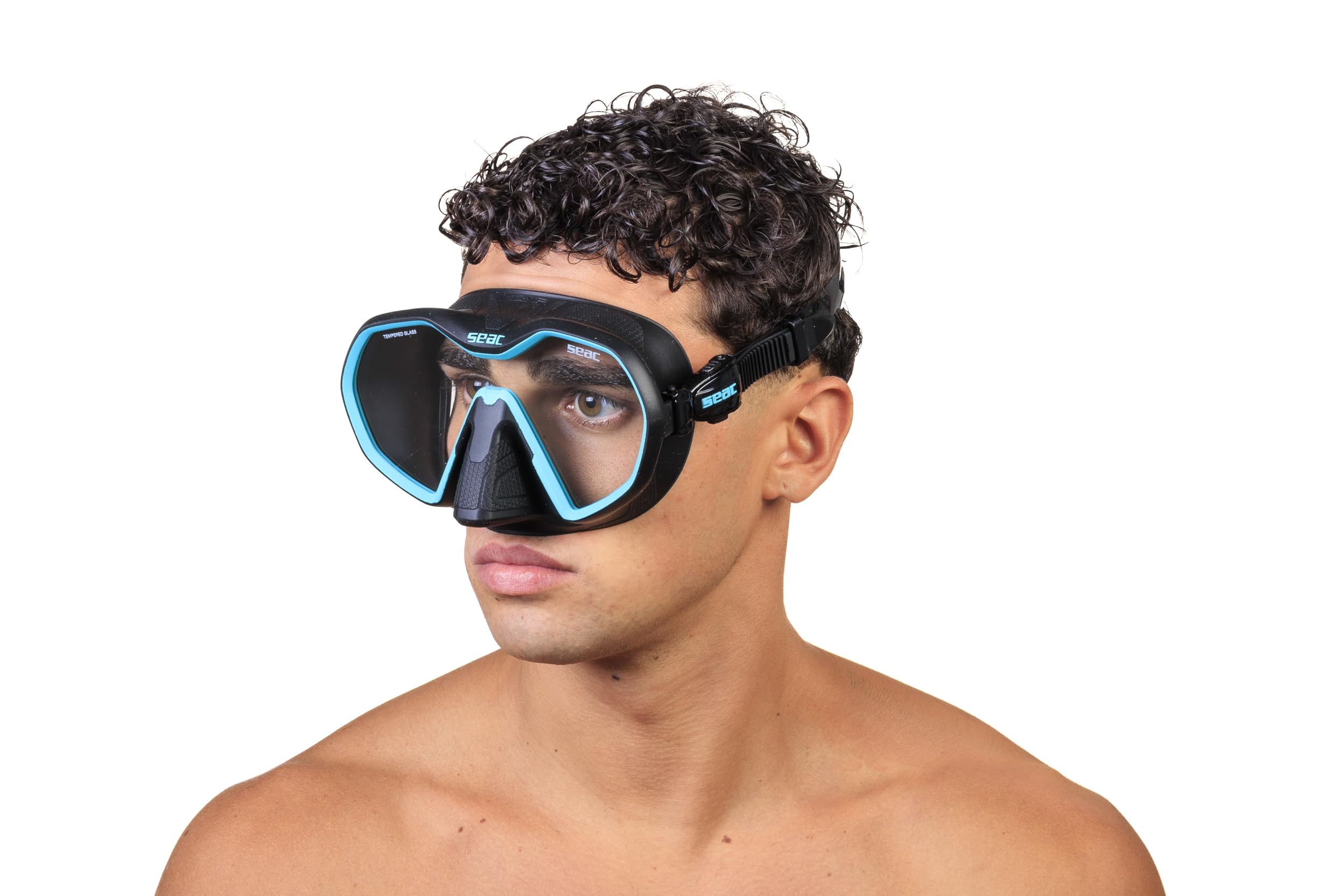 Seac Icona, rahmenlose Einglas-Tauchmaske, 100% Made in Italy