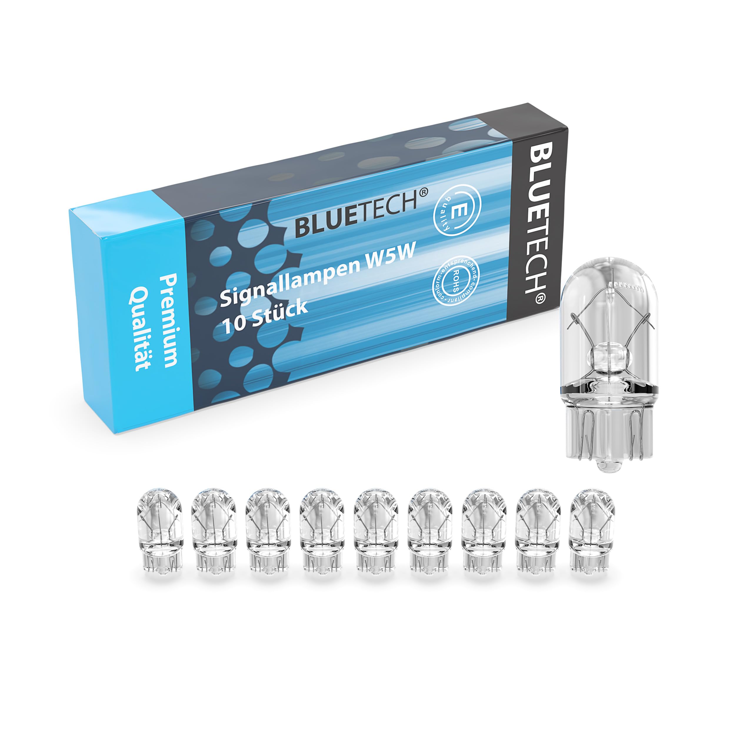 BLUETECH 120 STÜCK HOBBY SPARSET KFZ Beleuchtung Birne Auto Lampe Glühlampen LONGLIFE.Mit STVO Zulassung