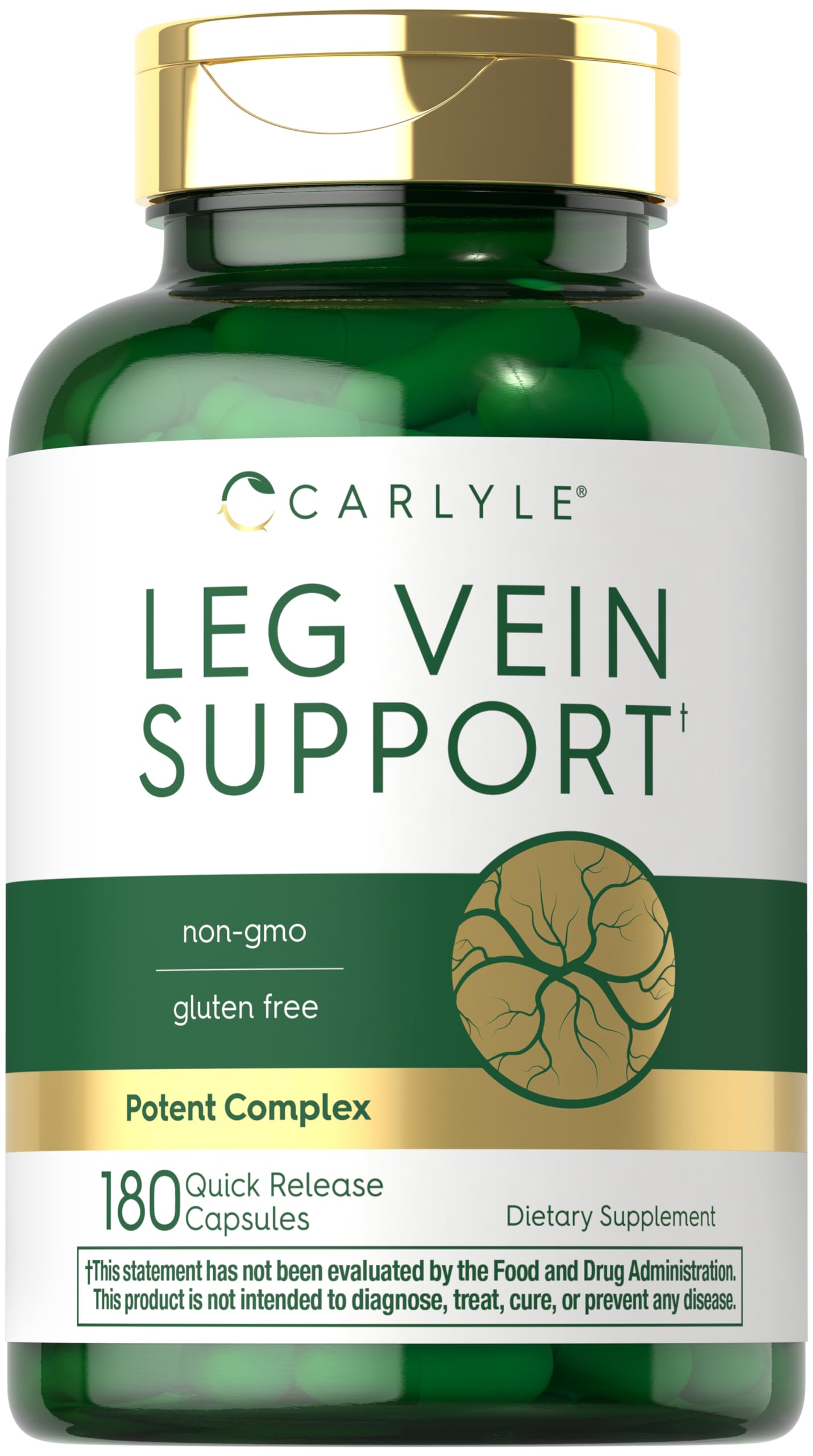 Carlyle Leg Vein Support | 180 Capsules | with Horse Chestnut