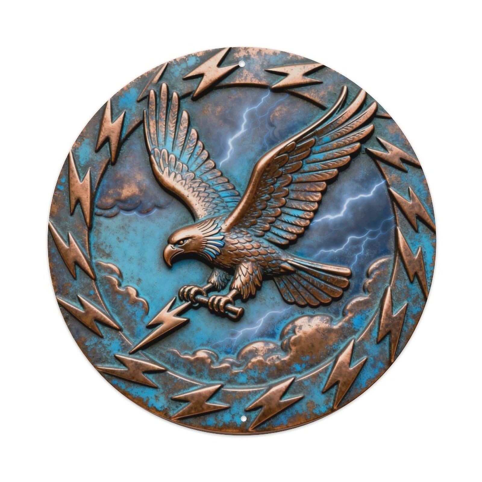 Native Thunder Bird Dive Metal Tin Sign Plaque