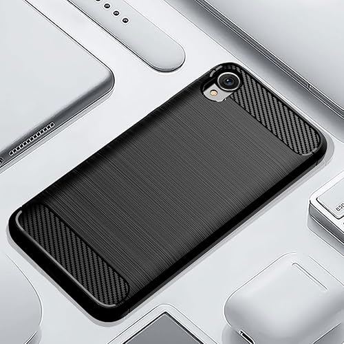 Miniatura 5 de Funda protectora de fibra de carbono para Moto E6, funda protectora delgada y suave de silicona TPU de goma ligera antiarañazos para Motorola E6,