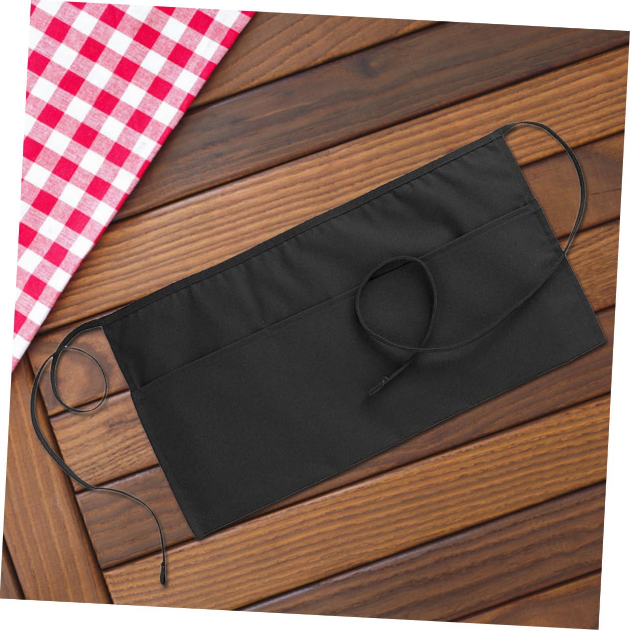 3 Stück Teiliges Bistro Schürzen mit Großen Taschen Verstellbarem Taillengurt Leichtes und Schnelltrocknendes Material Unisex Küchen und Gastronomieschürzen für Restaurant und Bar