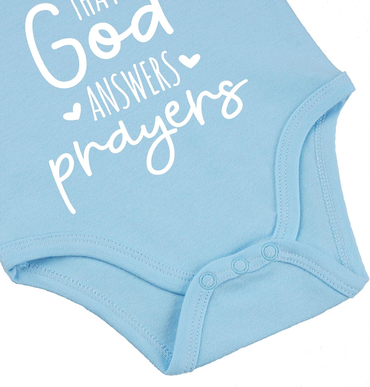 I Am Proof That God Answers Prayers Baby Bodysuit Baby Religious Bodysuit Blessing Babies Clothing