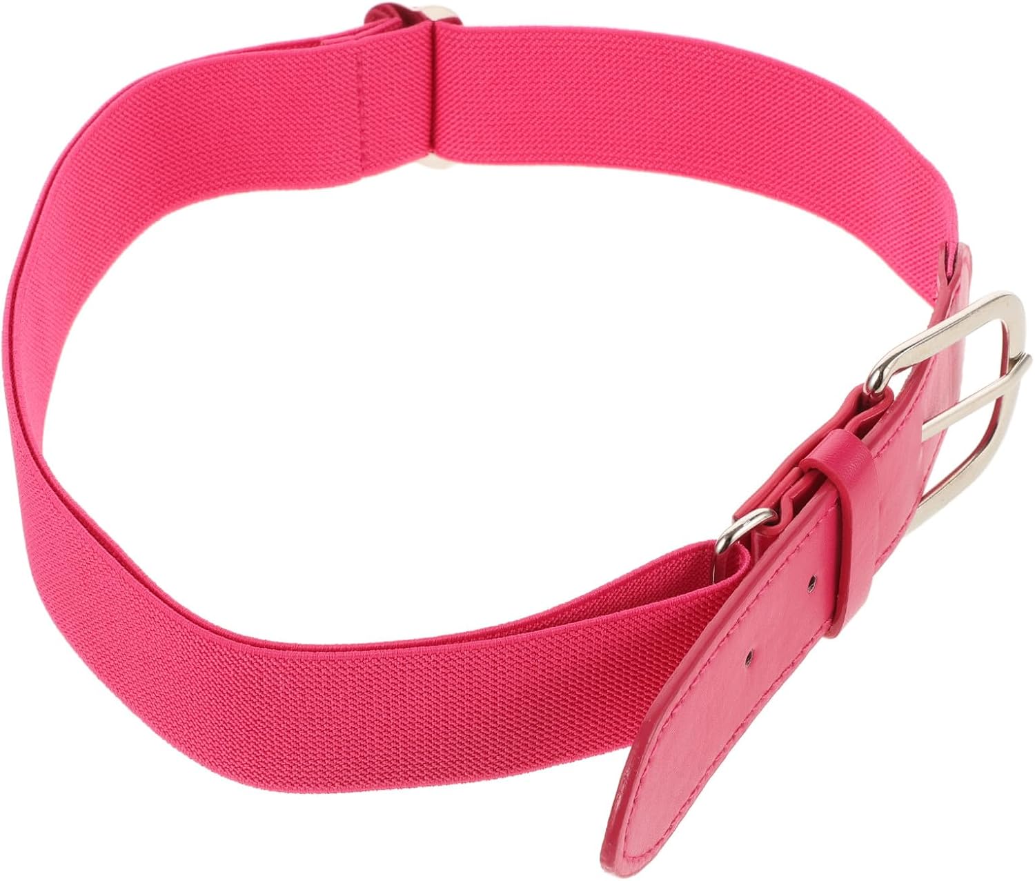 Youth Baseball Belt Elastic Softball Waist Belt Adjustable Pink Stretch Waistband for Boys Sports Teams and Adults