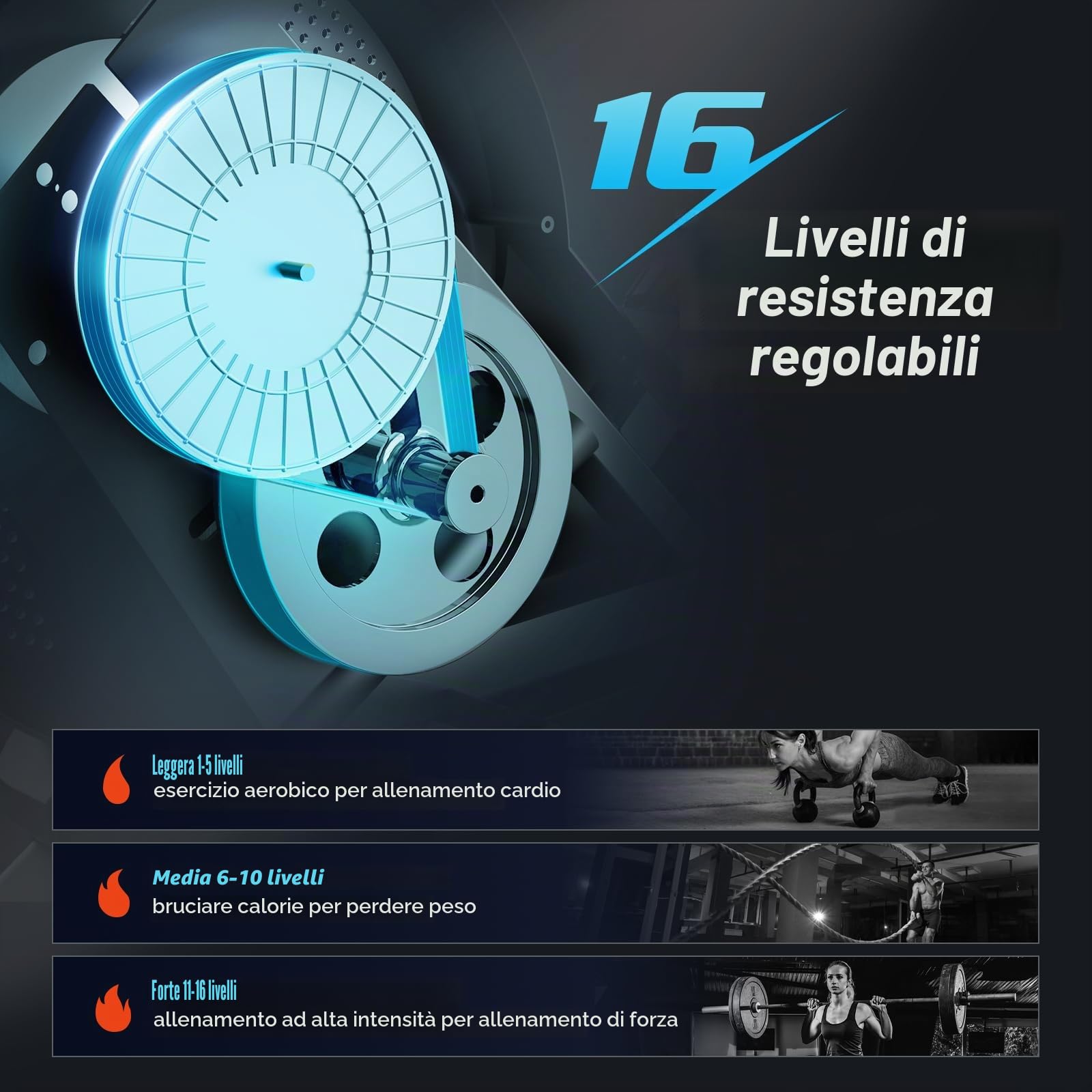 Dripex Macchina da Remo Magnetica, Vogatore da Casa Silenzioso con 16 Livelli di Resistenza, Binario in Alluminio, Schermo LCD, Allenamento Cardio Completo e Fitness Domestico