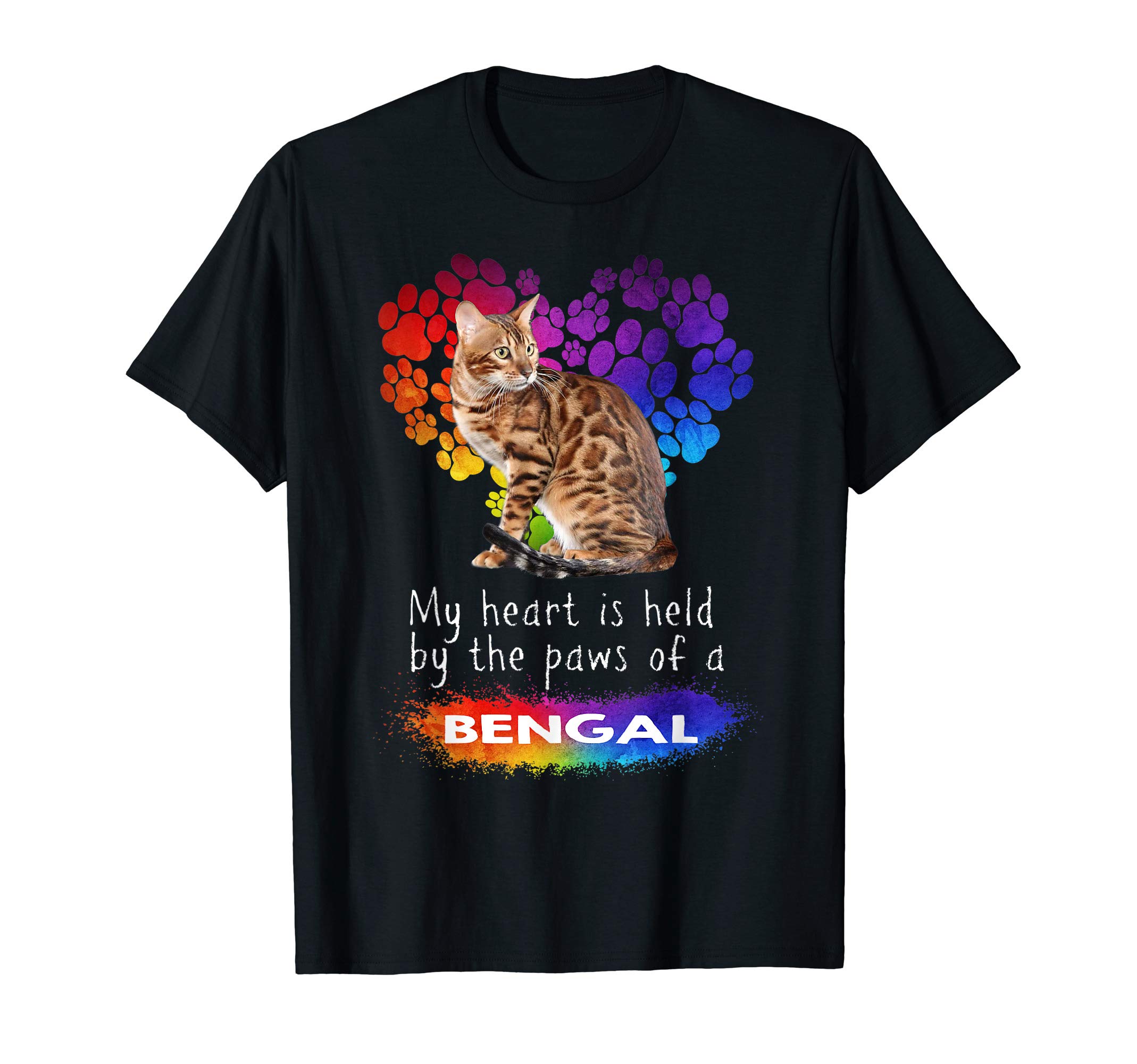 Check out my other Bengal Cat T-shirtsMy Heart Is Held By The Paws Of A Bengal Cat T-Shirt