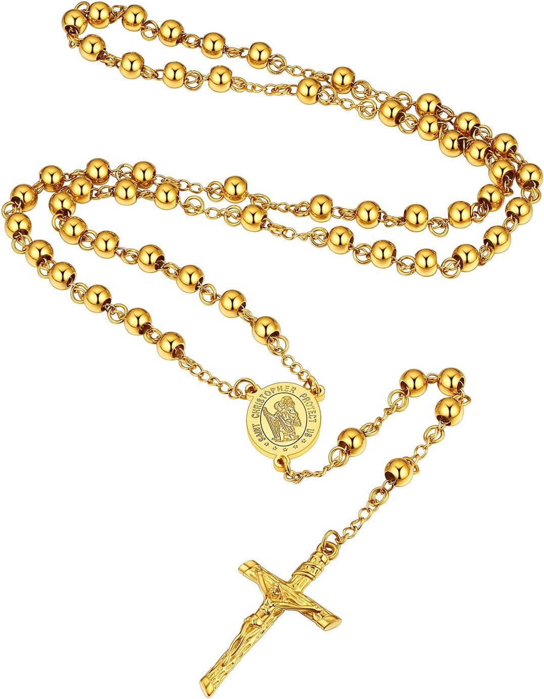 Supcare Rosary for Men Women Catholic Necklace Rosary Beads,Customized (with Gift Packing)