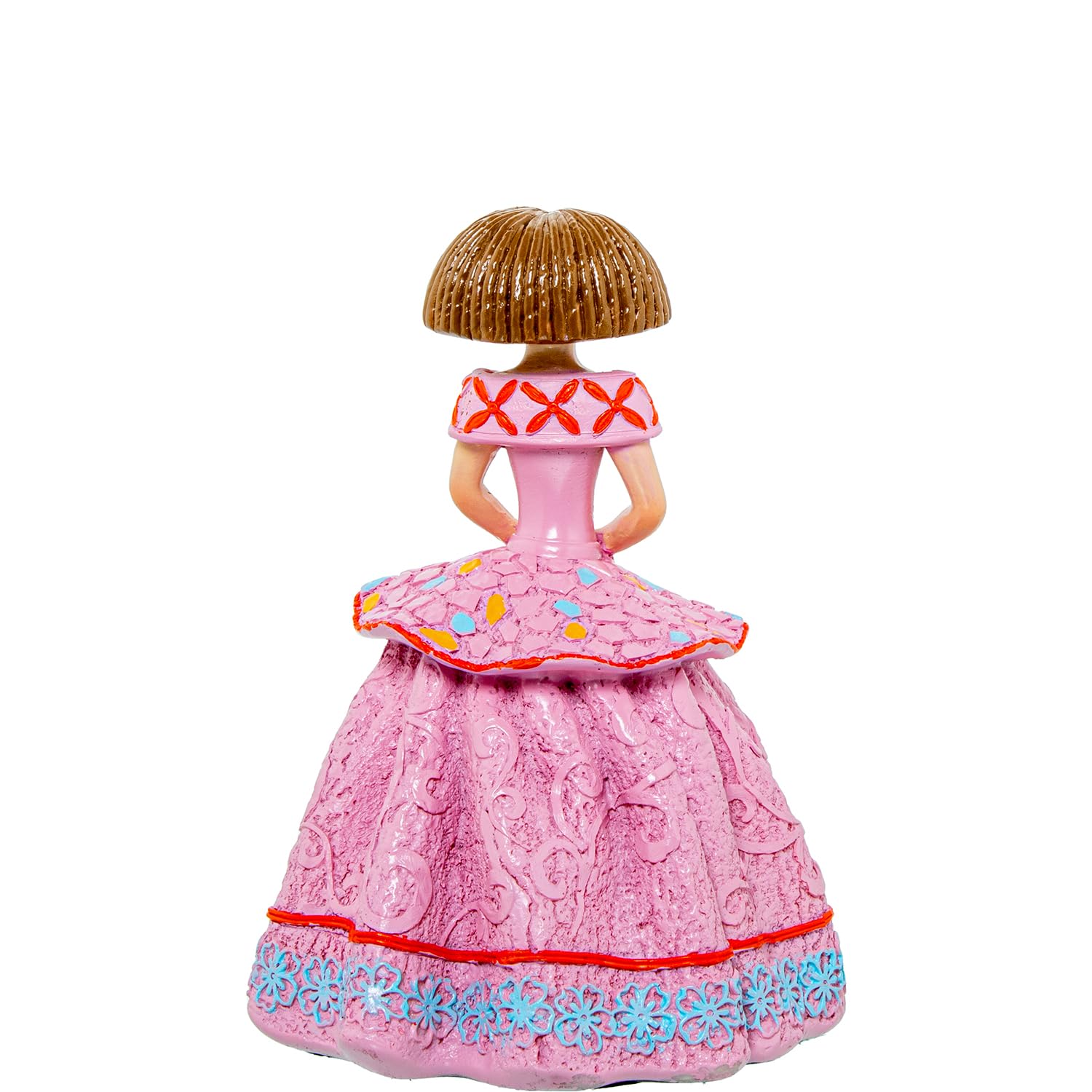 AlexandreHouse Figure Resin Menina Pink_11X11X15CM, Multicolor - Image 2