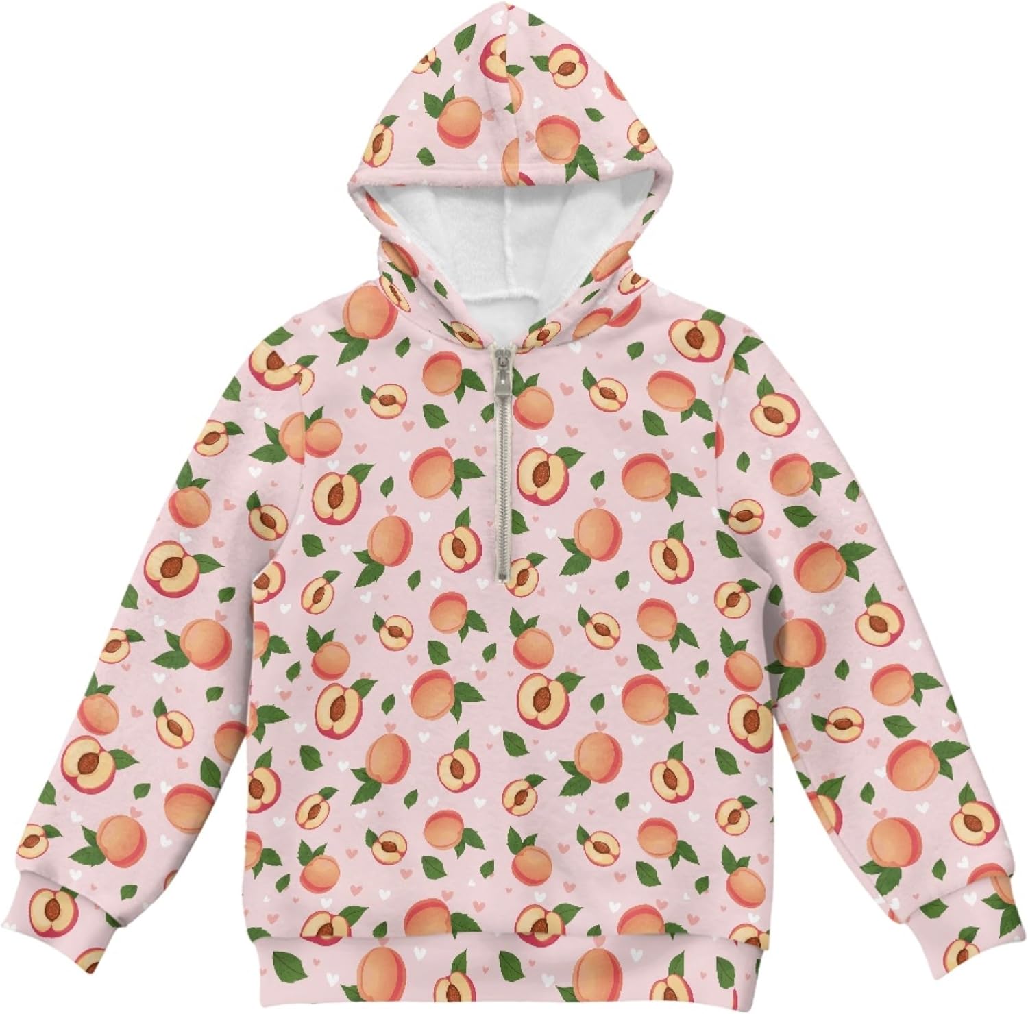 Hawapod Girls Oversized Hoodie Graphic Fashion Comfort Sweatshirt SSpring Fall Travel Party Cool Half Zip Pullover Hoodie